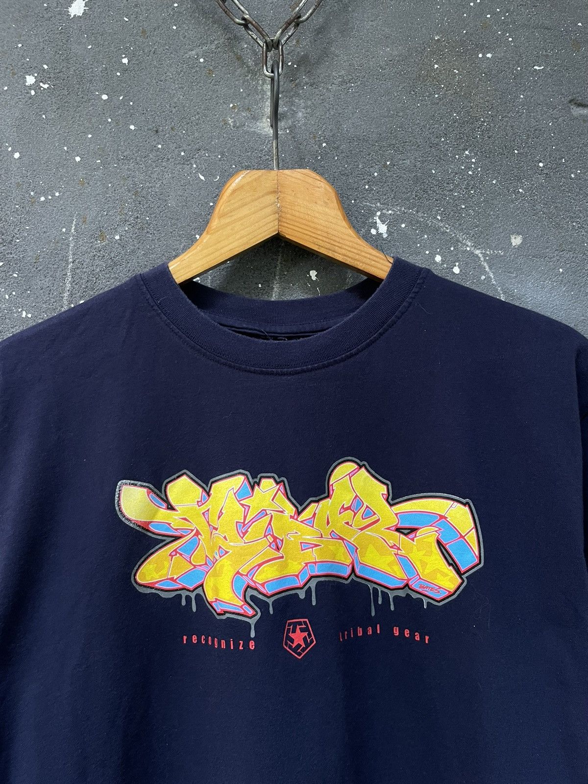 Tribal Streetwear Vintage Tribal 00’s Recognize T-Shirt Graffiti Art RARE Size US L / EU 52-54 / 3 - 2 Thumbnail