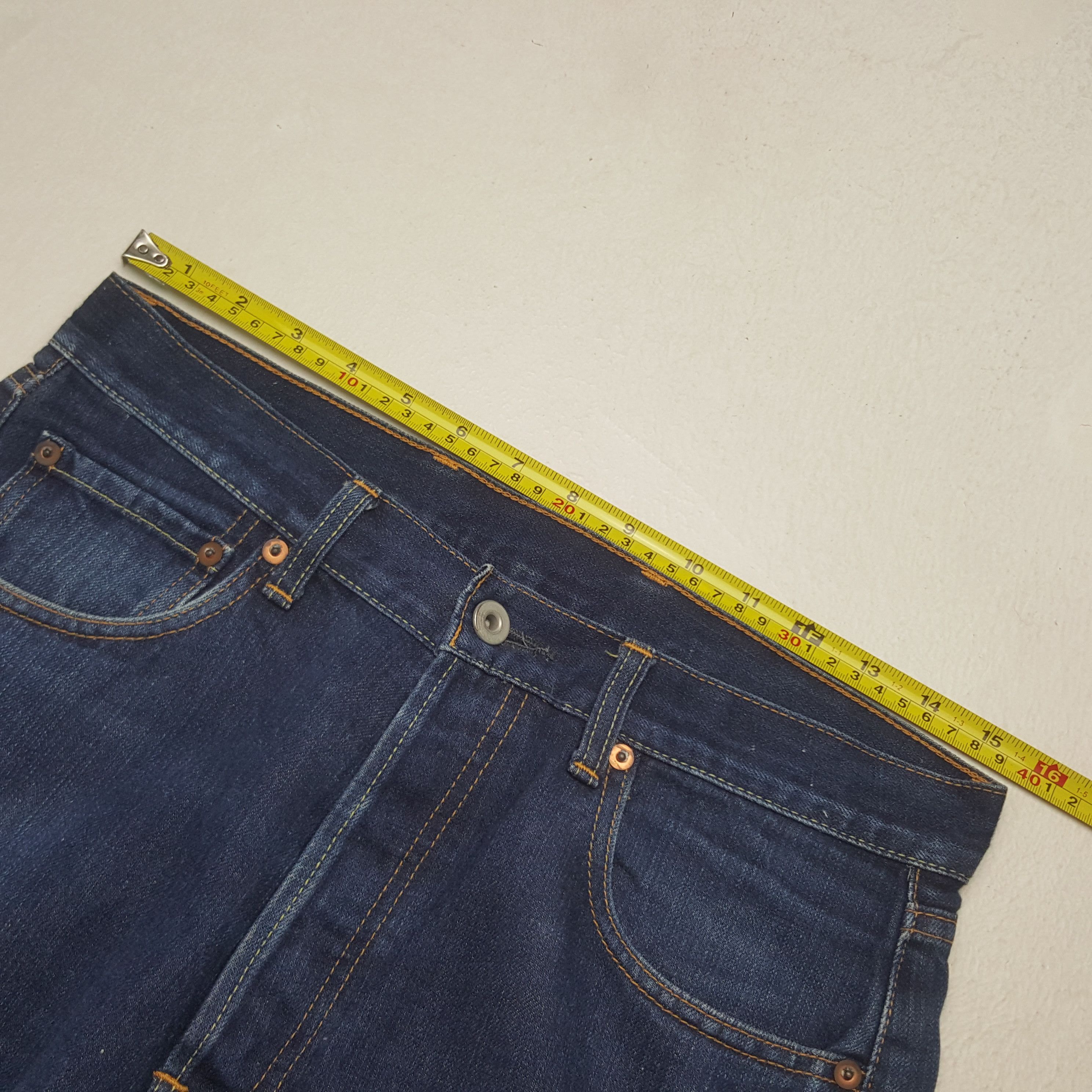Japanese Brand Vintage Futura Japanese Denim Jeans Size US 30 / EU 46 - 7 Thumbnail