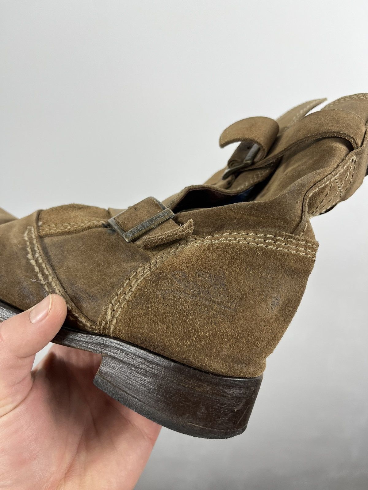 Superdry Superdry distressed suede buckle boots in brown Size US 9 / IT 39 - 15 Thumbnail