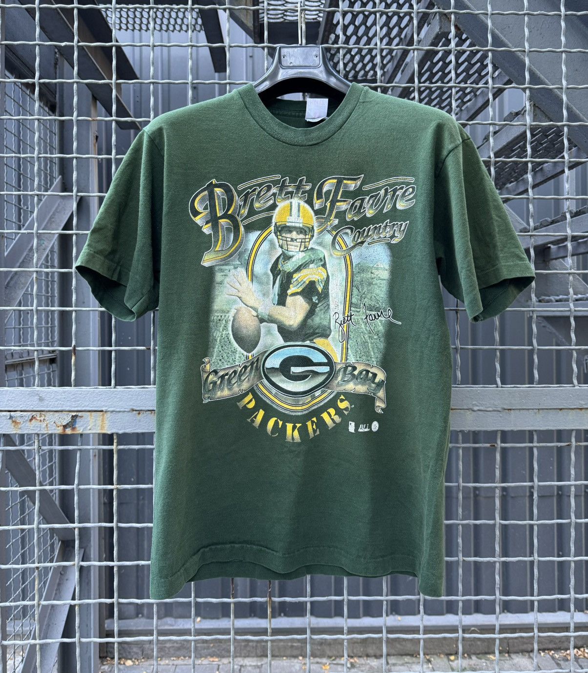 NFL × Vintage Vintage 90s Packers Brett Favre T Shirt NFL tee y2k Size US L / EU 52-54 / 3 - 1 Thumbnail