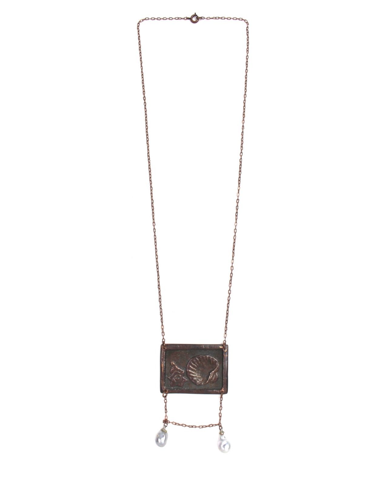 Hysteric Glamour 2000S JAPANESE MADE RUSTIC MARITIME REPOUSSÉ AMULET NECKLACE Size ONE SIZE - 2 Thumbnail