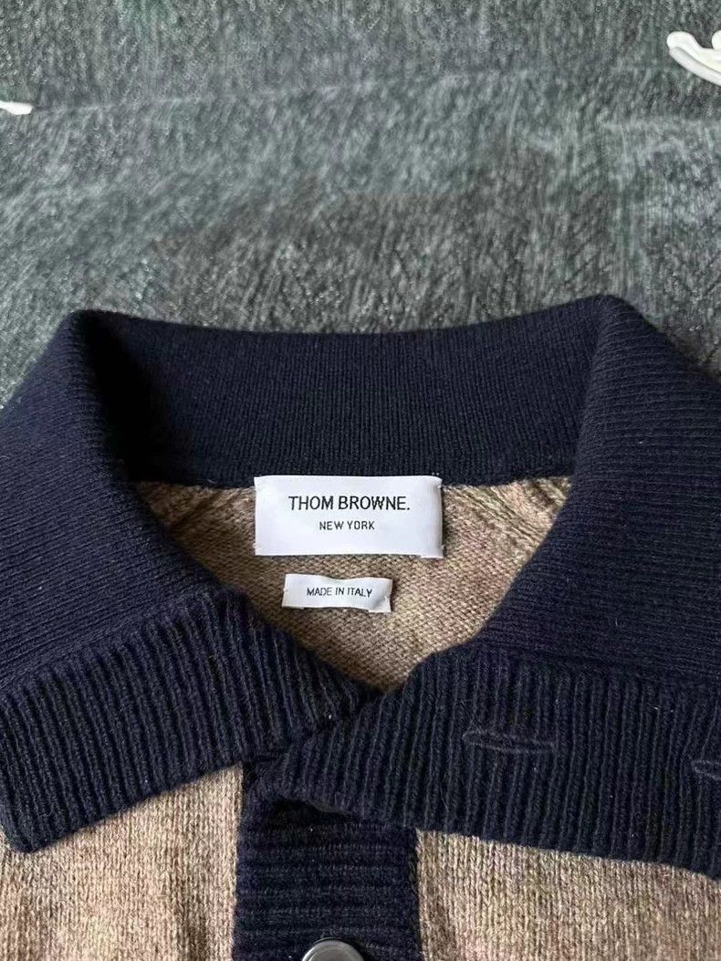 Thom Browne Thom Browne size1 Brown patchwork, wool knit Size US S / EU 44-46 / 1 - 2 Thumbnail