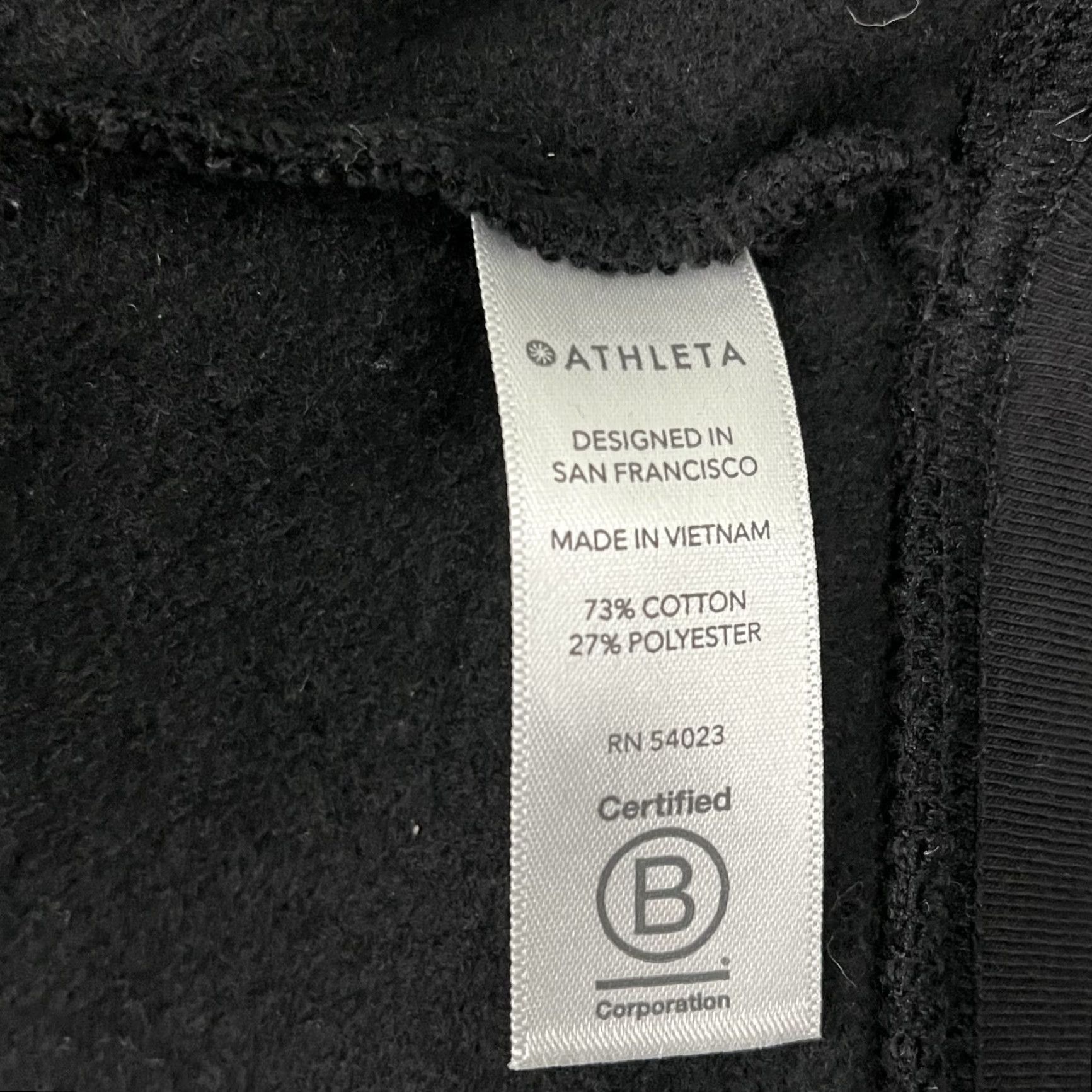 Athleta Athleta 24/7 Hoodie Sweatshirt Womens S Black Fleece Athleisure Active Pullover Jacket/Coat Size S / US 4 / IT 40 - 6 Thumbnail