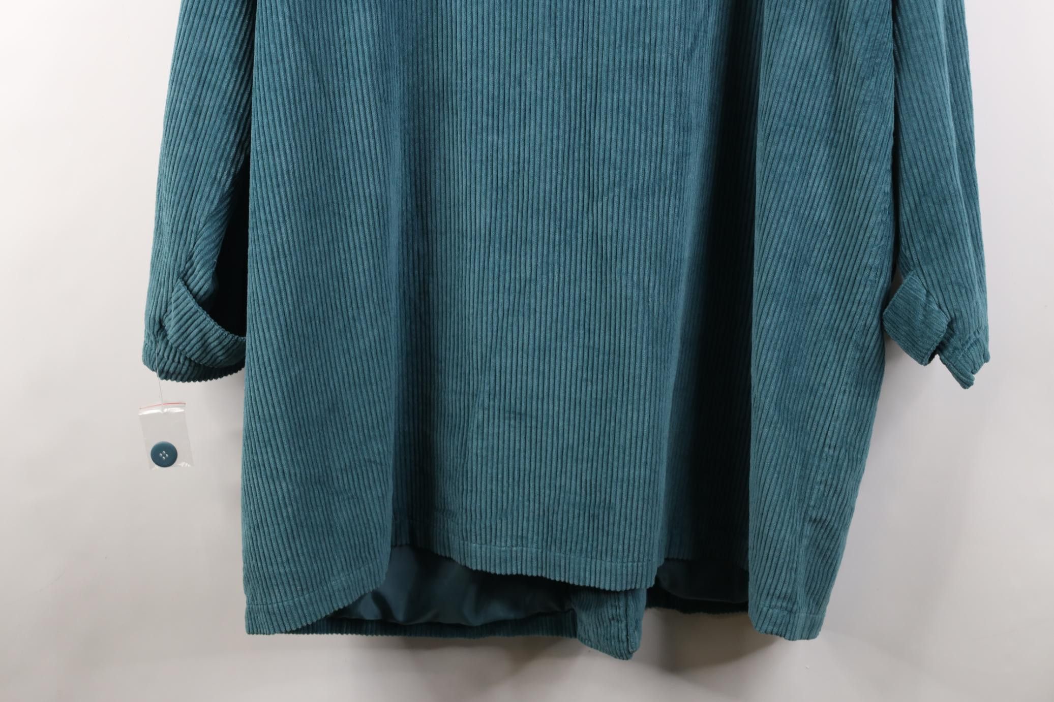 Vintage Deadstock Vintage 90s Streetwear Chore Jacket Teal Green Size XXL / US 16-18 / IT 52-54 - 11 Thumbnail