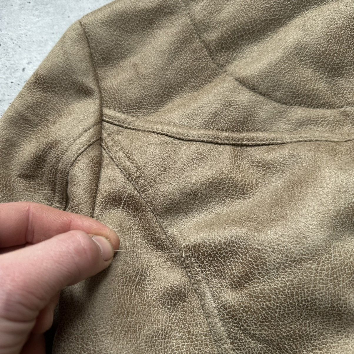 Abercrombie & Fitch Vintage Chicoree Suede/Faux Fur Cropped Jacket Hype Y2K Size S / US 4 / IT 40 - 14 Thumbnail