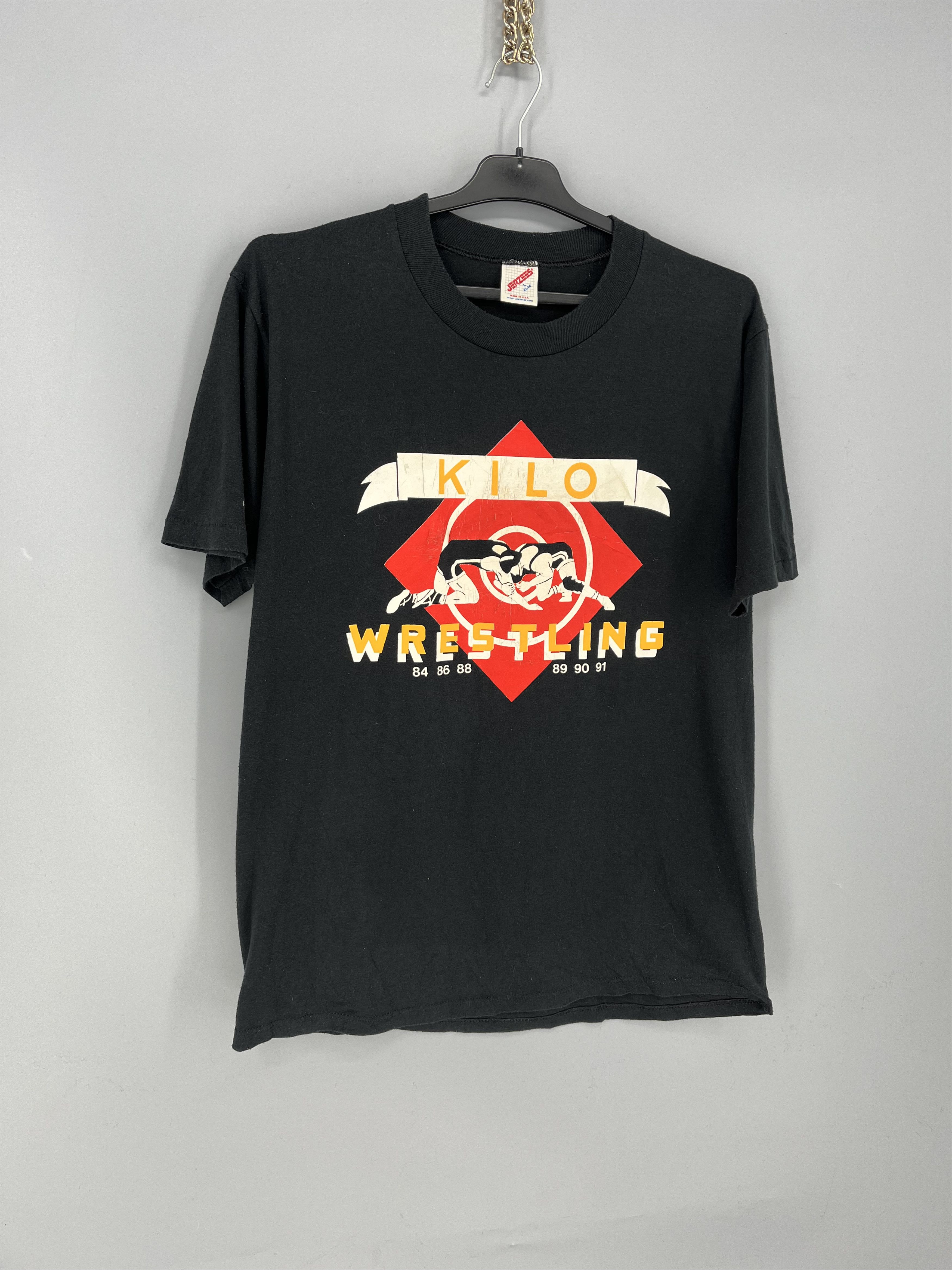 Vintage Vintage 90s Kilo School District Wrestling T-Shirt Size US L / EU 52-54 / 3 - 2 Thumbnail