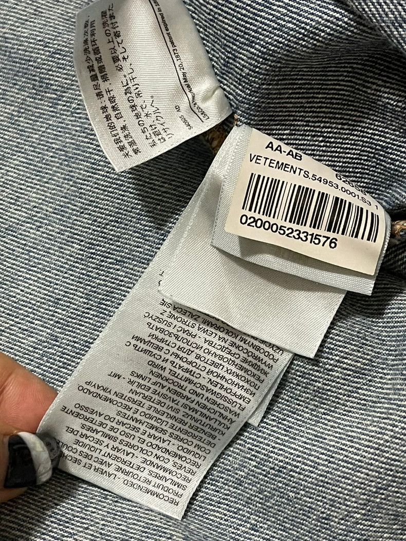 Vetements Vetements Mix Levis collaboration new genuine denim jacket Size US XS / EU 42 / 0 - 7 Thumbnail
