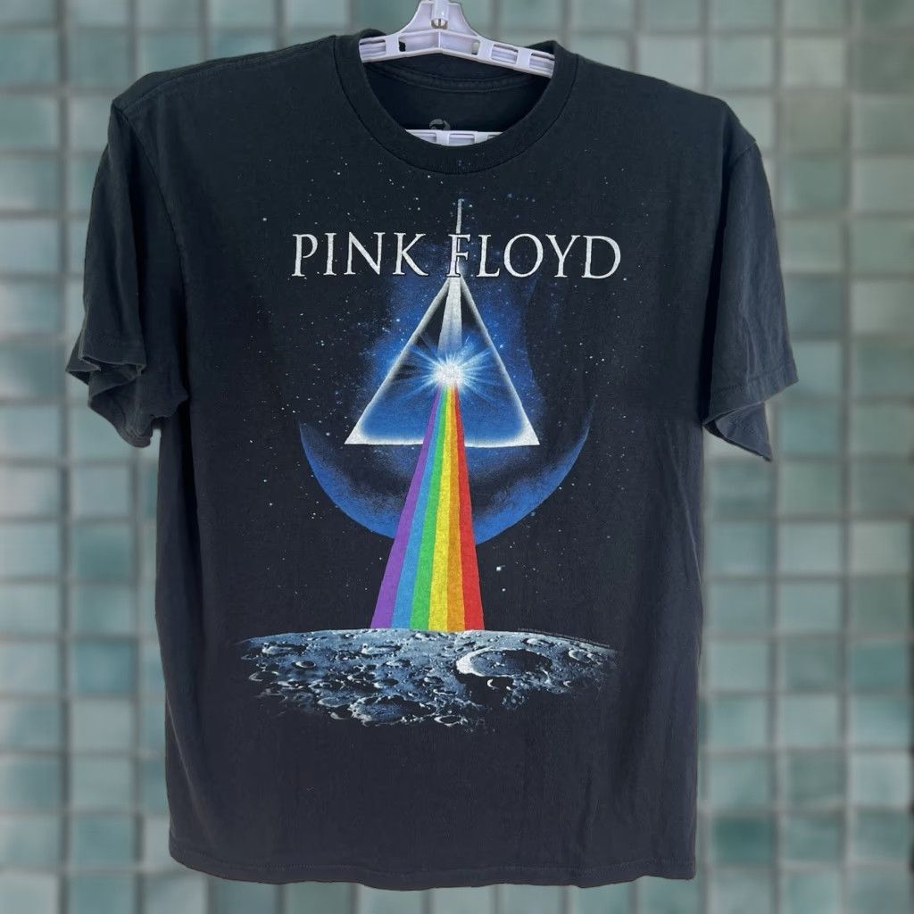 Liquid Blue Liquid Blue Pink Floyd T-Shirt 70s Retro Graphic Print Crew Neck Short Sleeve Adult L Black Mens Size US L / EU 52-54 / 3 - 1 Thumbnail