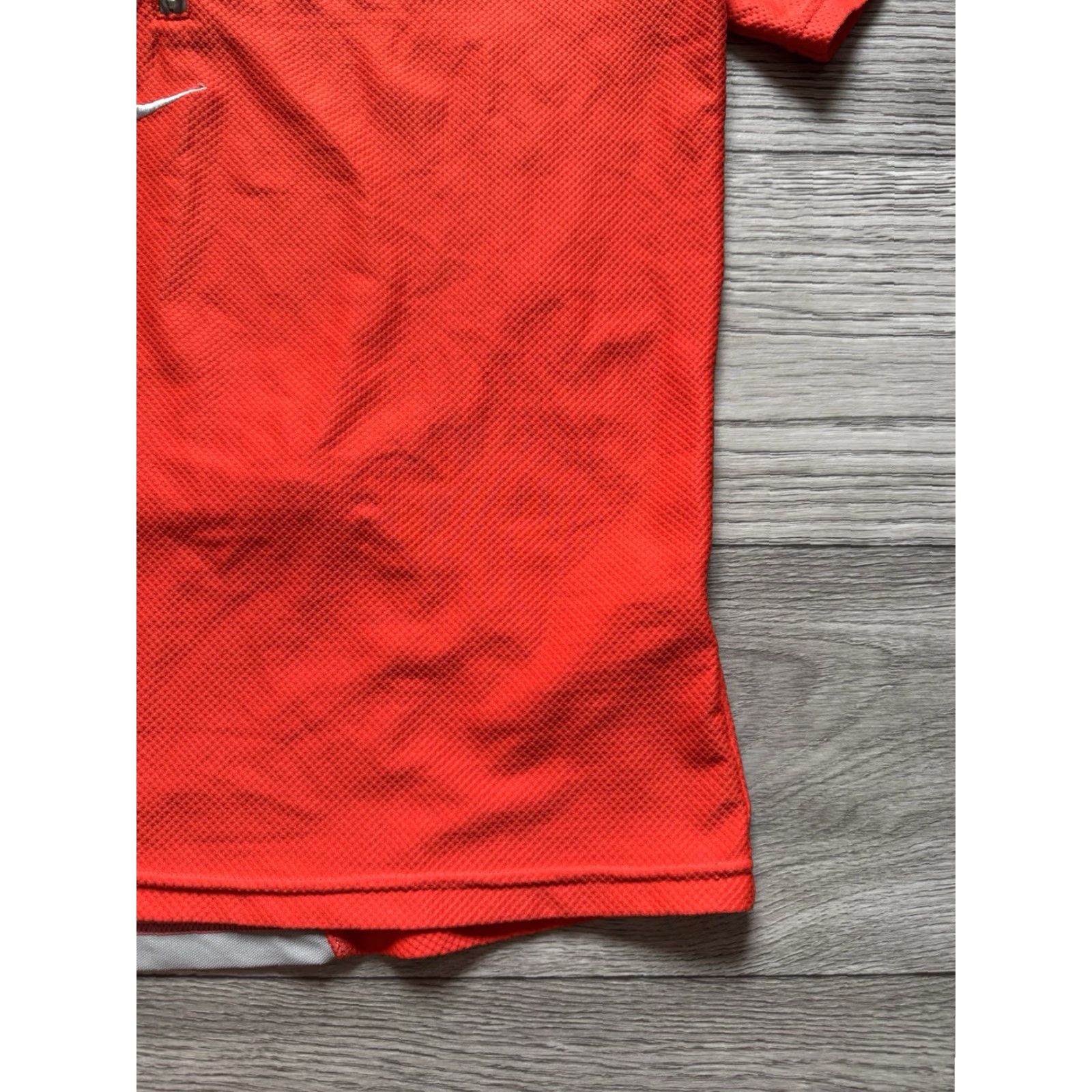 Nike Nike 2000’s Cycling Running Jersey Shirt 1/2 ZIP Red/Gray M Mens Vintage Embroidered Logo Shirt Size US M / EU 48-50 / 2 - 7 Thumbnail