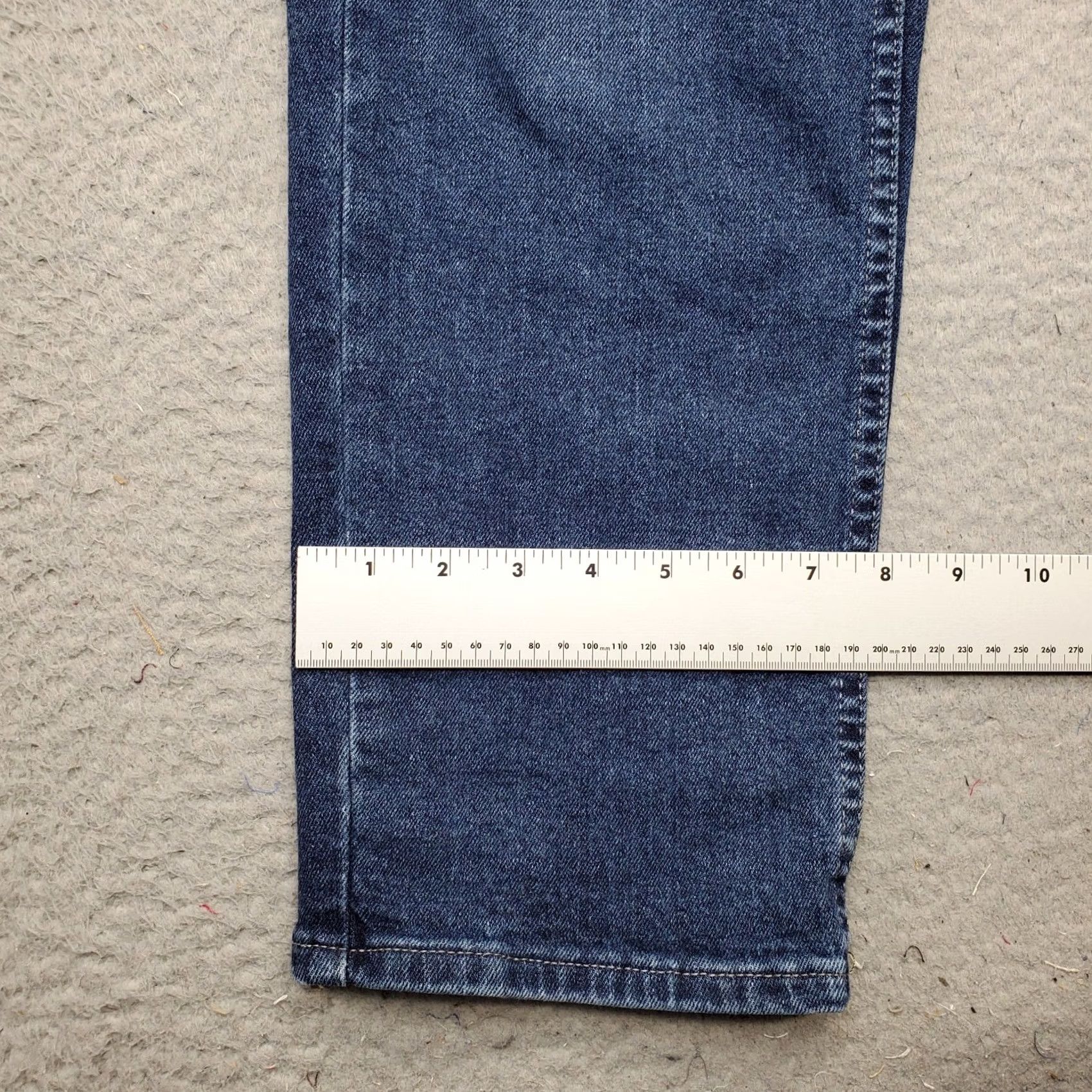 Calvin Klein Calvin Klein Jeans Womens Blue Denim Straight Fit Medium Wash 32x26 5-Pocket Zip Button Inseam 26" Waist 33" Regular Size 24" / US 00 / IT 34 - 5 Thumbnail