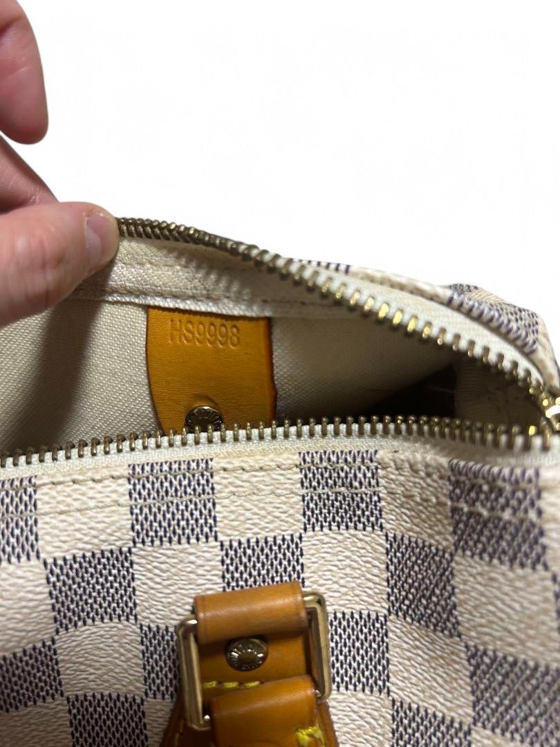 Louis Vuitton Louis Vuitton - Check Print Speedy 30 Handbag Boston Size ONE SIZE - 9 Thumbnail