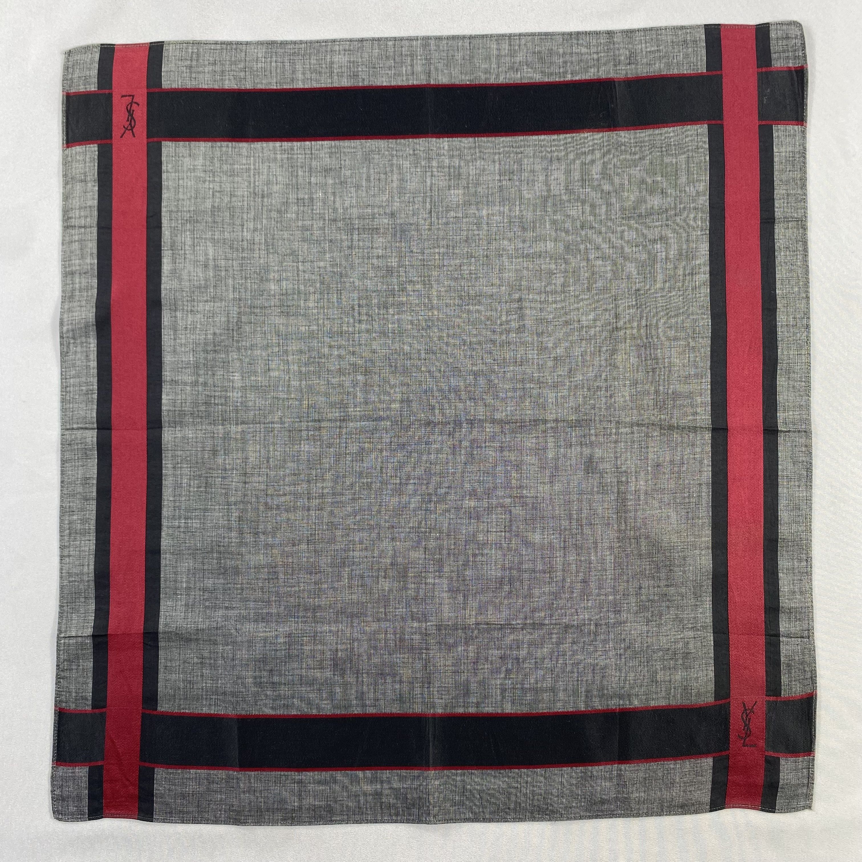 Vintage Yves Saint Laurent Neckerchief / Handkerchief-P572 Size ONE SIZE - 1 Thumbnail