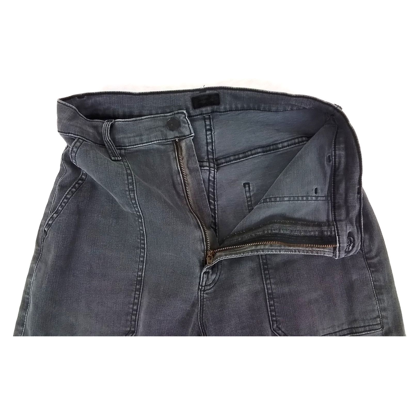 MOTHER Mother Denim Jeans Women's 28 The Wrapper Patch Ankle Size 28" / US 6 / IT 42 - 4 Thumbnail