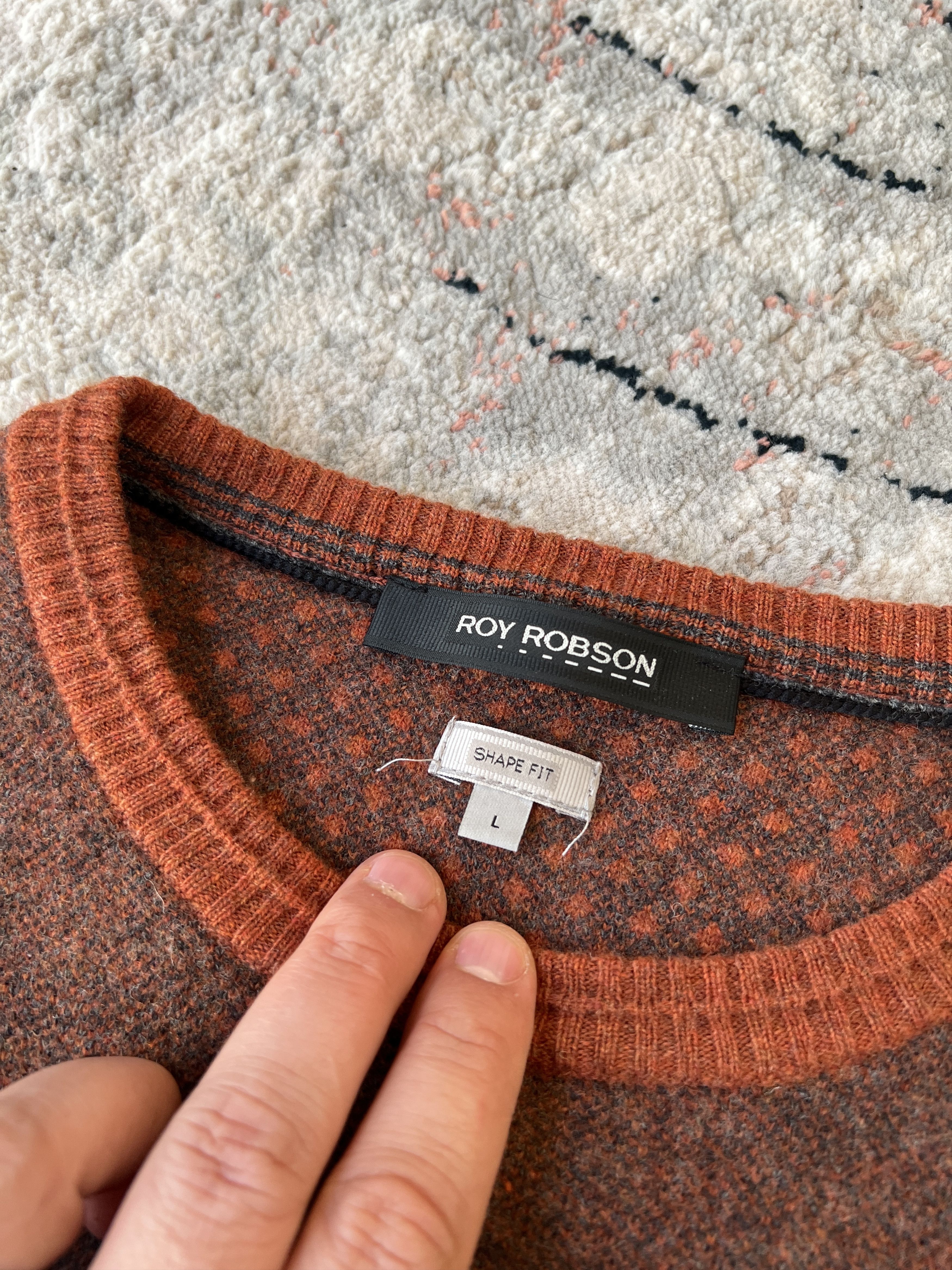 Other Roy Robson Wool Sweater Size US L / EU 52-54 / 3 - 3 Thumbnail