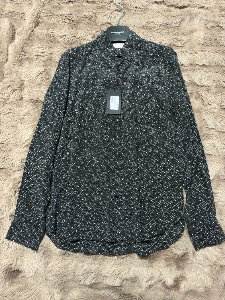Saint Laurent Paris Saint Laurent Silk Shirt with Tags Size US M / EU 48-50 / 2 - 1 Thumbnail