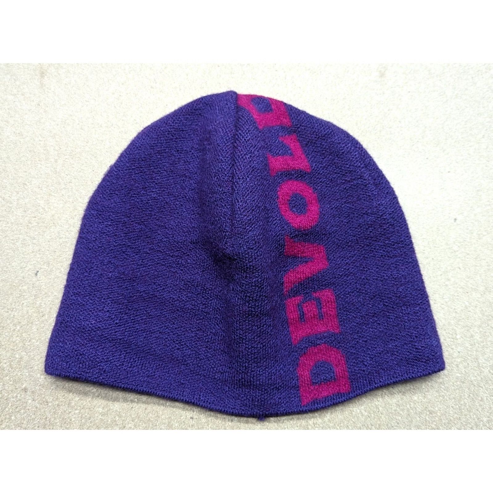 Vintage Devold Purple Beanie Hat Wool Knit 58 Virgin Wool Norway Milling Cap Unisex Adults Mens Womens Girls Boys? Size ONE SIZE - 2 Thumbnail