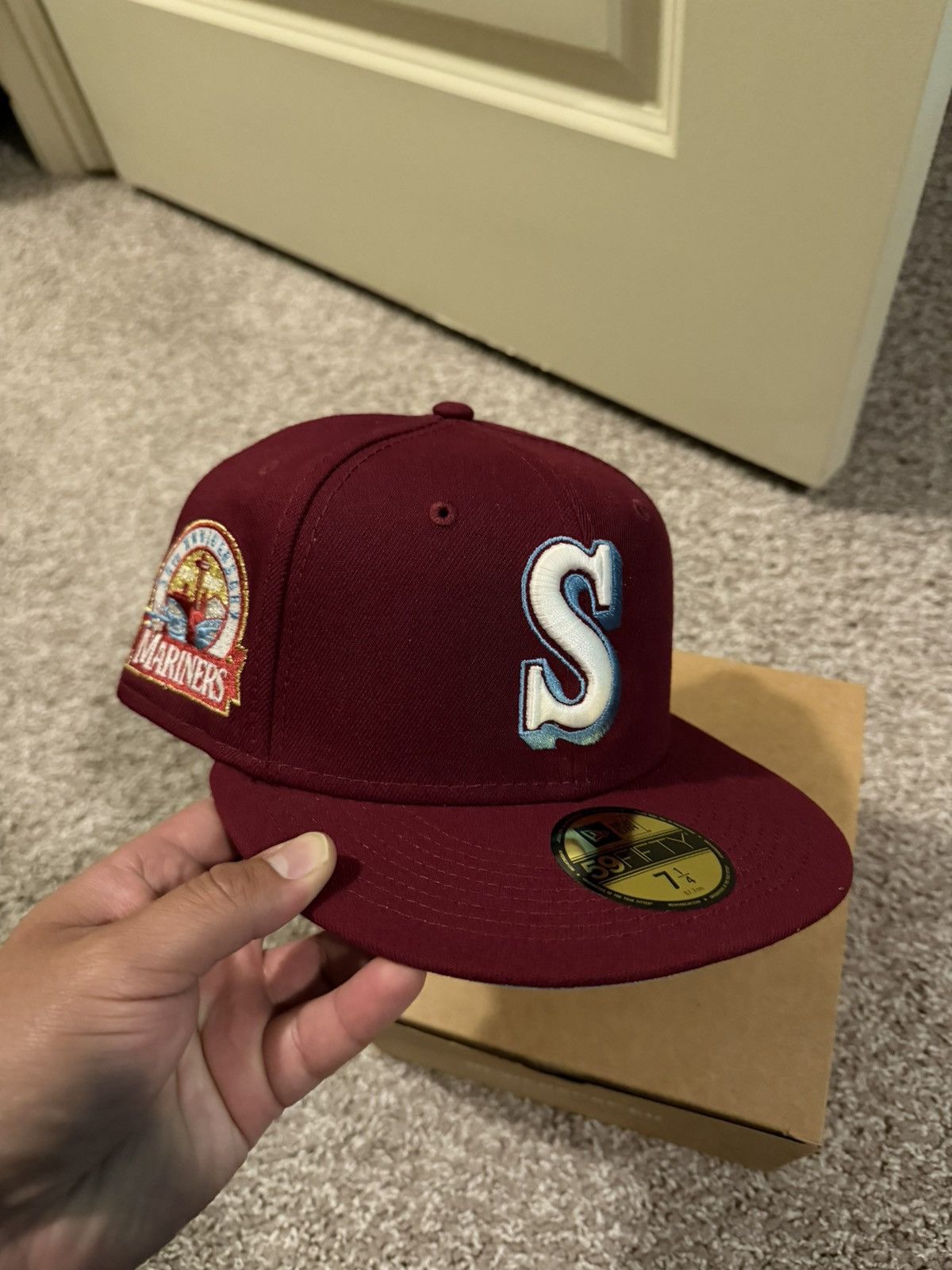 New Era 7 1/4 New Era Fitted Seattle Mariners 30th Anniversary Size ONE SIZE - 3 Thumbnail