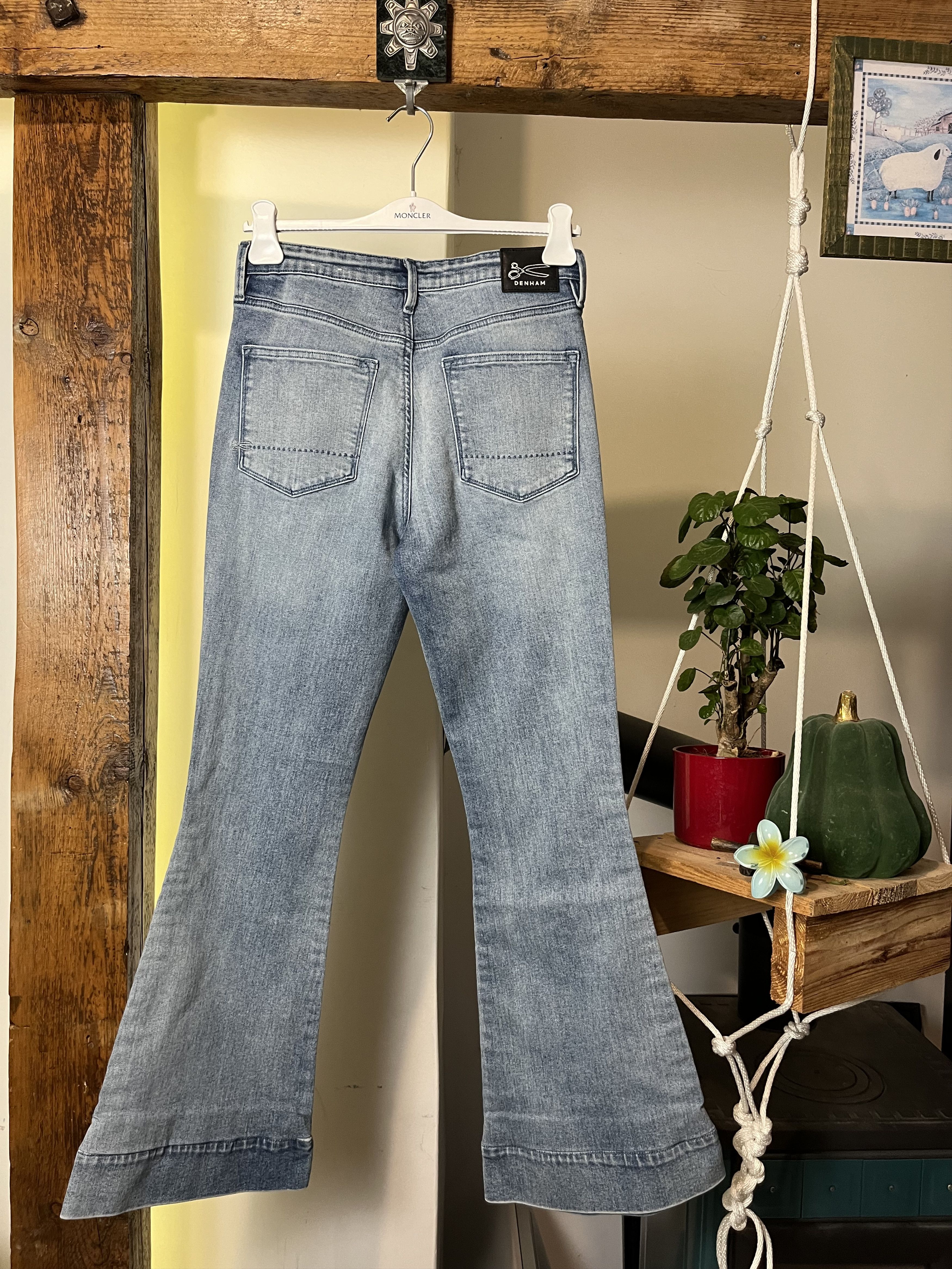 DENHAM × Japanese Brand Denham Jane High Rise Flare Tokyo Japanese Denim Size US 29 - 2 Thumbnail