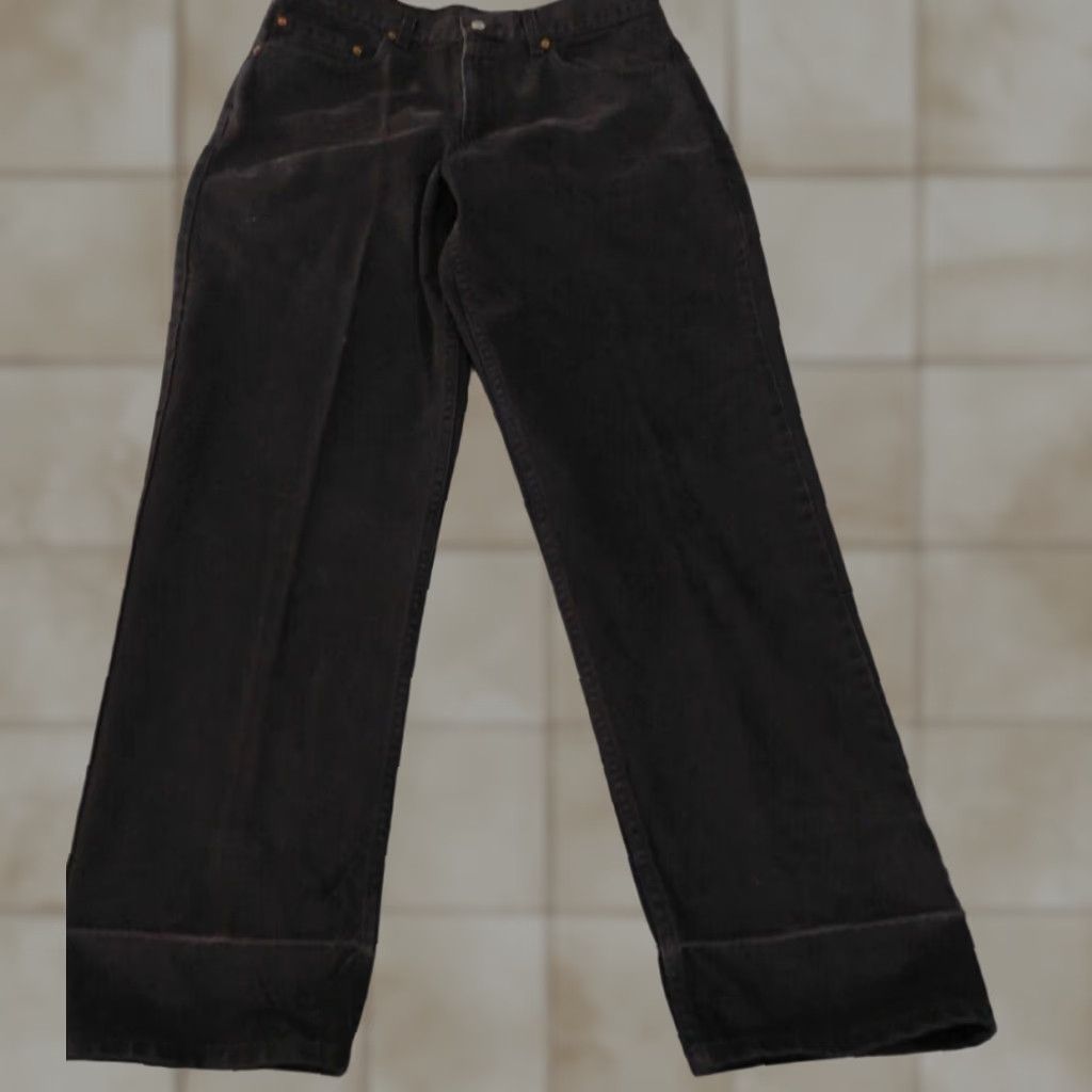 Levi's Levi's Jeans 36x32 Black 550 Relaxed Fit Denim Straight Men Regular 550 Series Retro Size US 36 / EU 52 - 1 Thumbnail