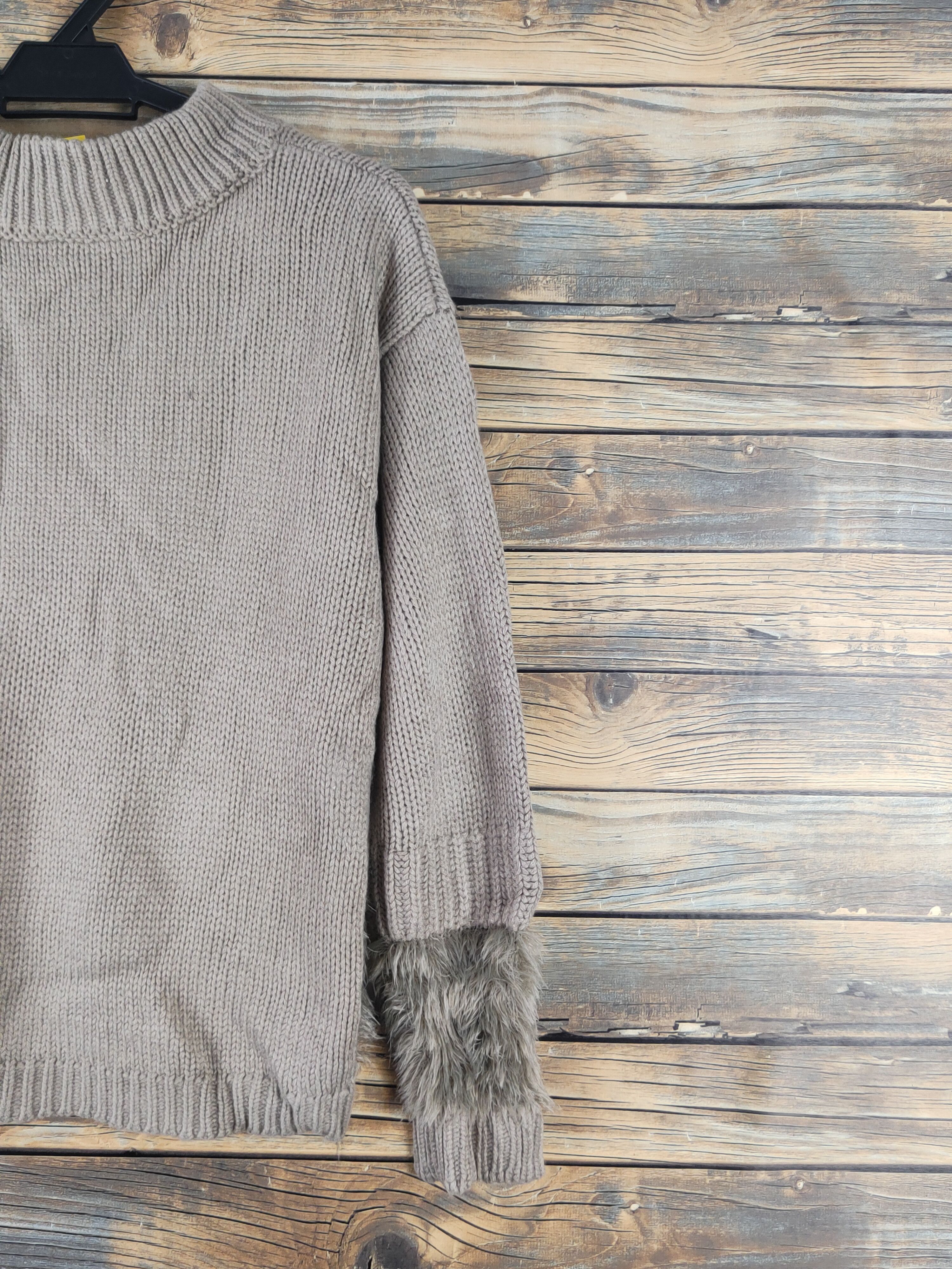 Vintage DouDou Light Olive Fur Mohair Knitwear Sweatshirts #W1770 Size M / US 6-8 / IT 42-44 - 9 Thumbnail