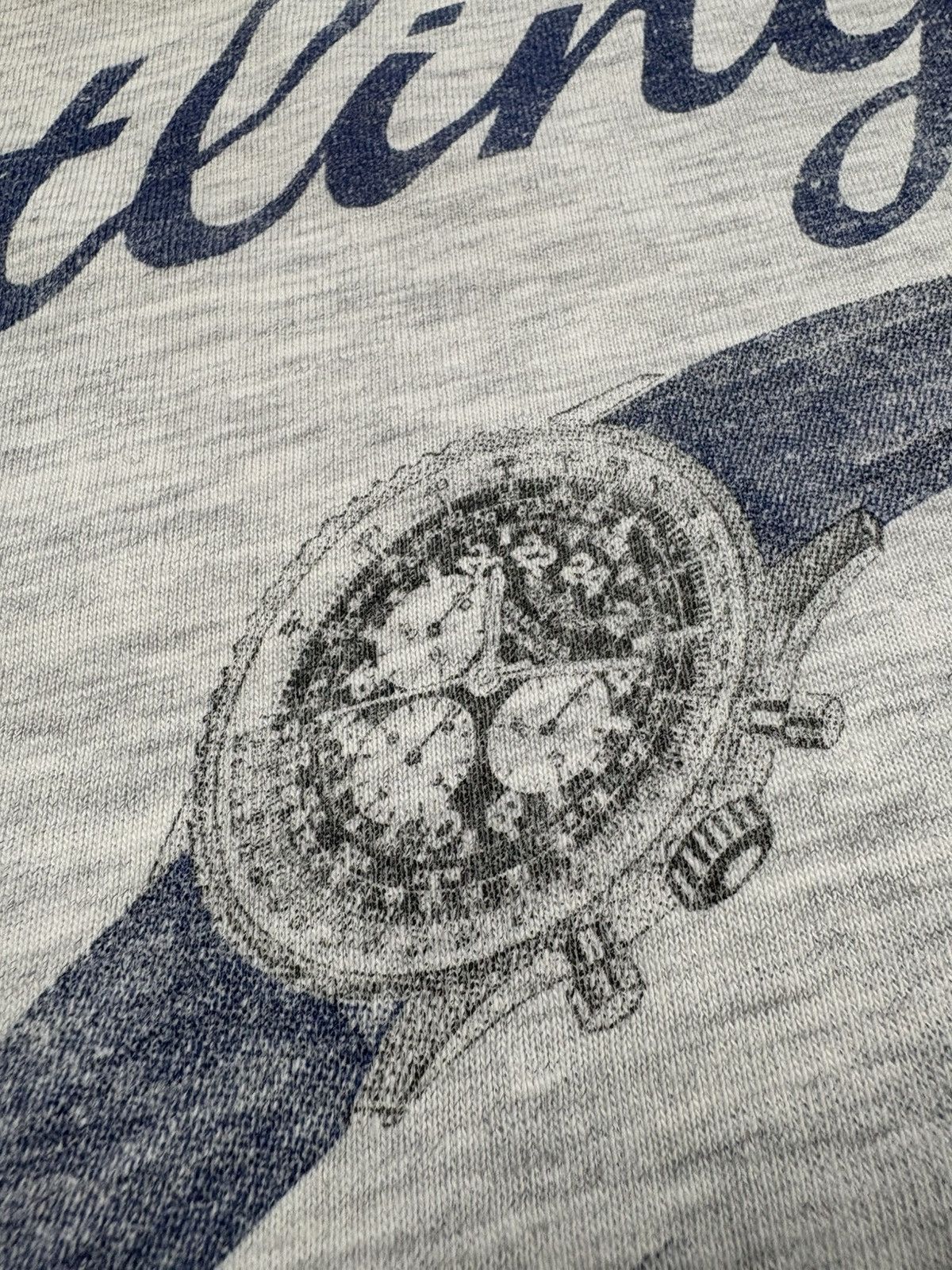 Breitling Vintage 80s Breitling Aviation Graphic T Shirt Watch Promo Size US XL / EU 56 / 4 - 9 Thumbnail