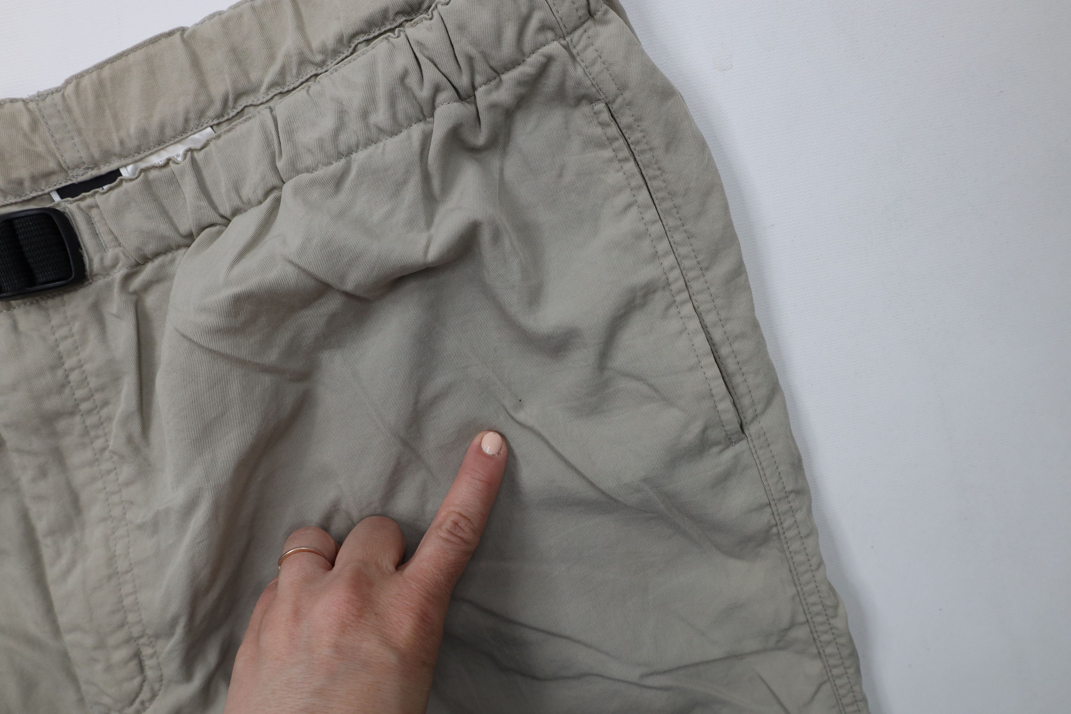 The North Face × Vintage Vintage Y2K 2000 The North Face Belted Wide Leg Pants Beige Size US 38 / EU 54 - 7 Thumbnail