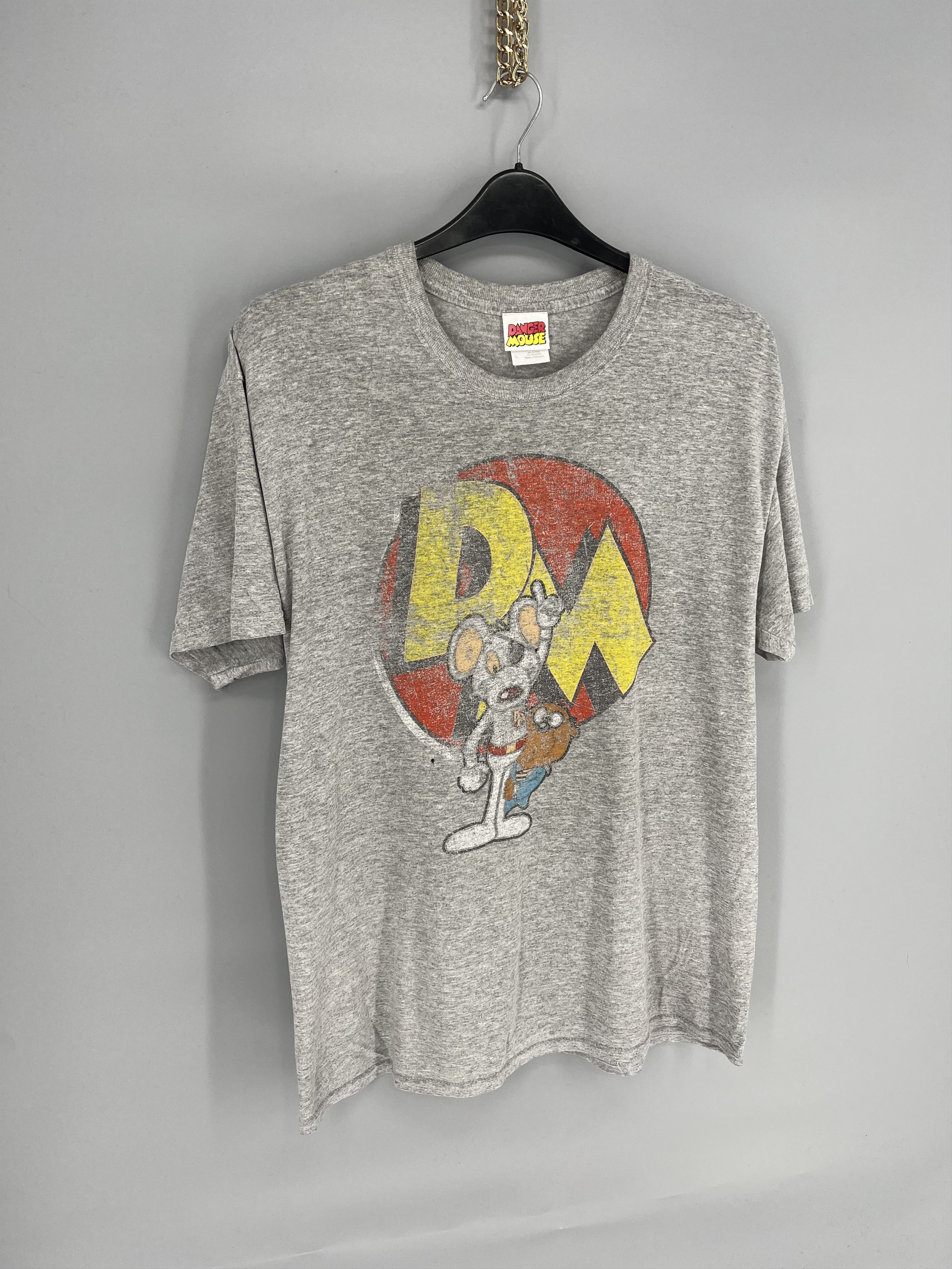 Cartoon Network Vintage Y2K DANGER MOUSE Humor tee streetwear style Size US L / EU 52-54 / 3 - 2 Thumbnail