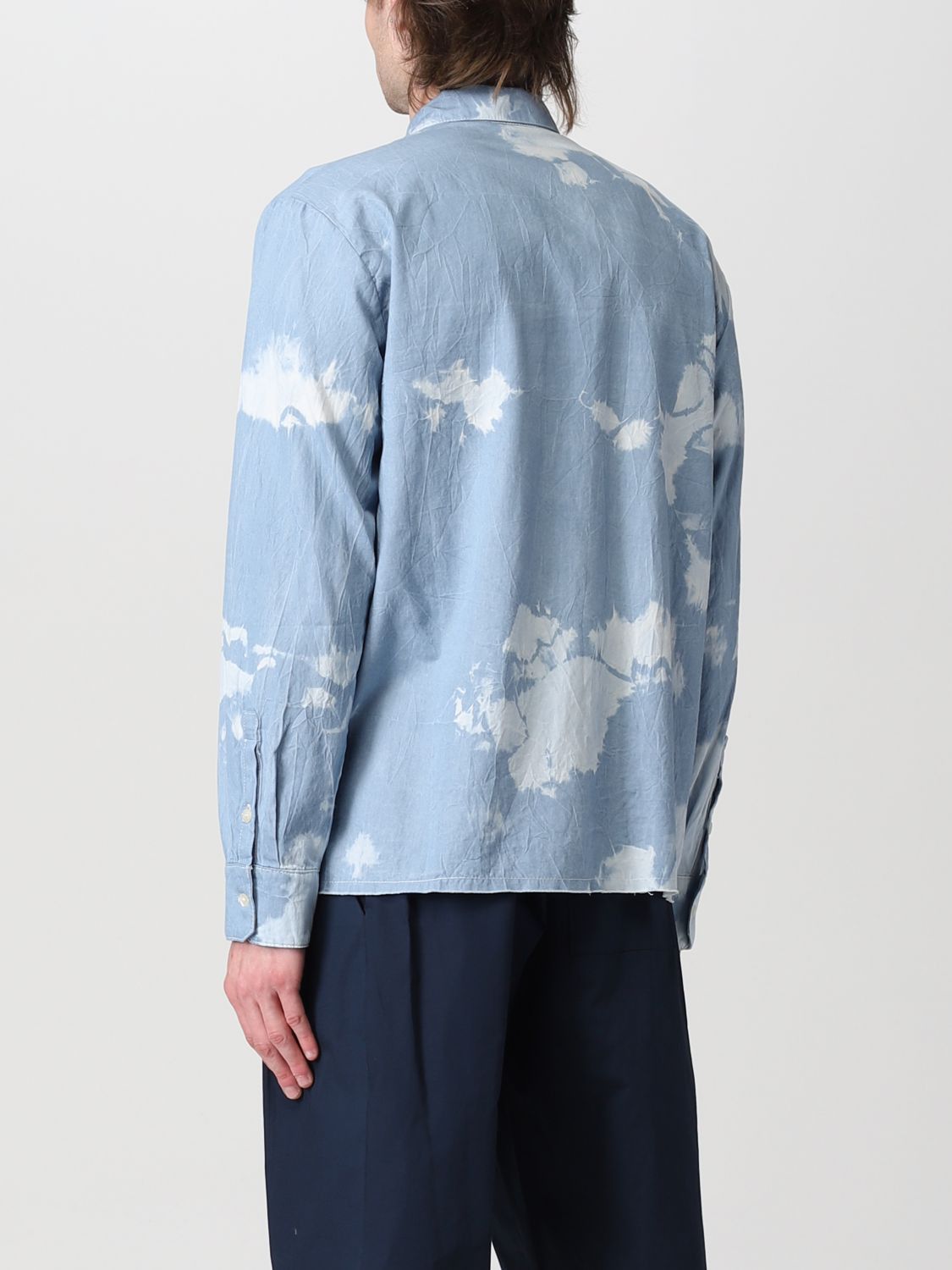 Laneus Laneus skyblue sprayed effect shrit Size US S / EU 44-46 / 1 - 8 Thumbnail