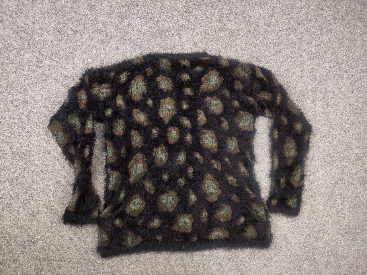 If Six Was Nine Vintage leopard Mohair Style Black Sweater Y2K hysteric Size US S / EU 44-46 / 1 - 11 Thumbnail