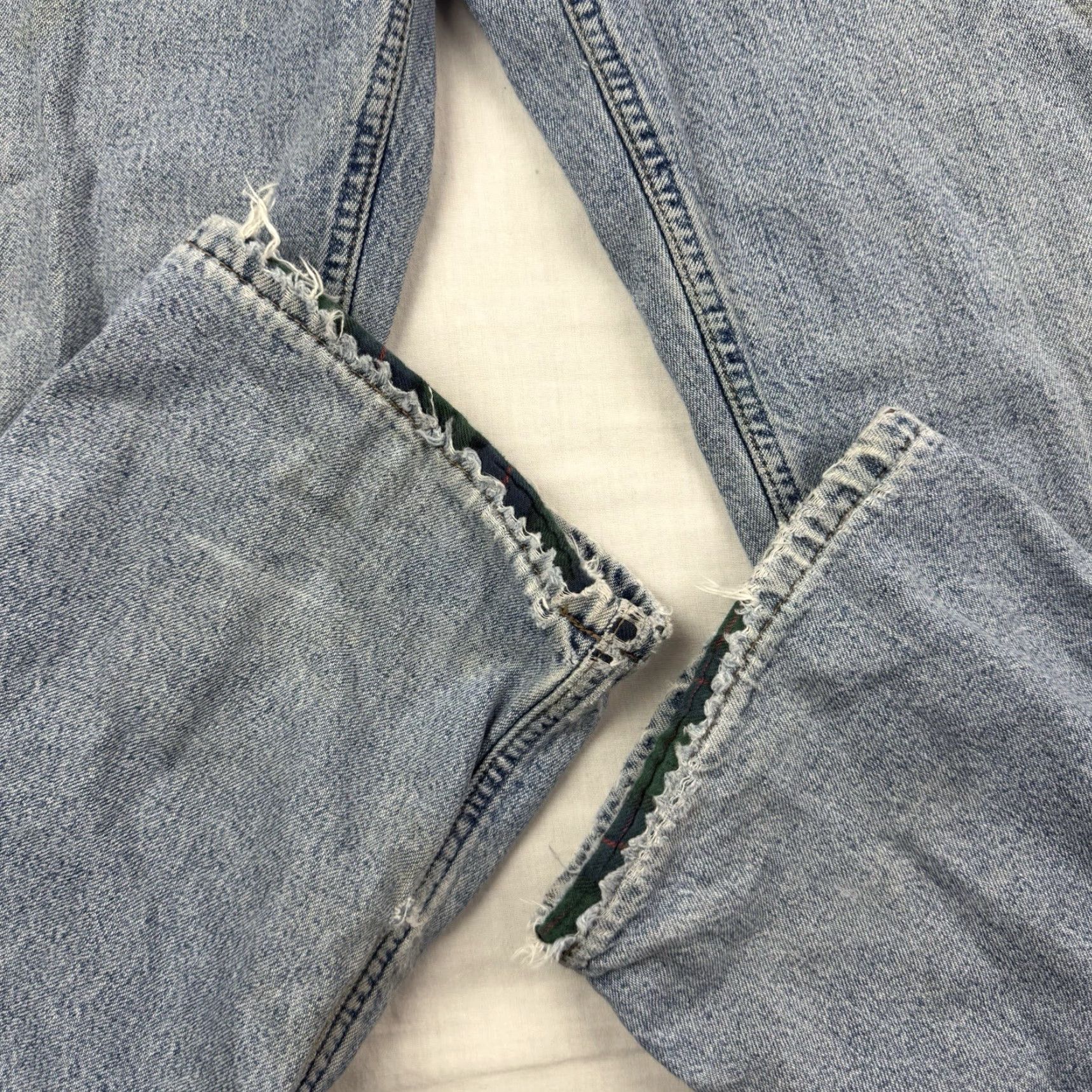 Banana Republic VINTAGE Banana Republic Jeans Men 36x33 Button Fly Lined Flannel Blue 90s USA Outdoor Straight Size US 36 / EU 52 - 6 Thumbnail