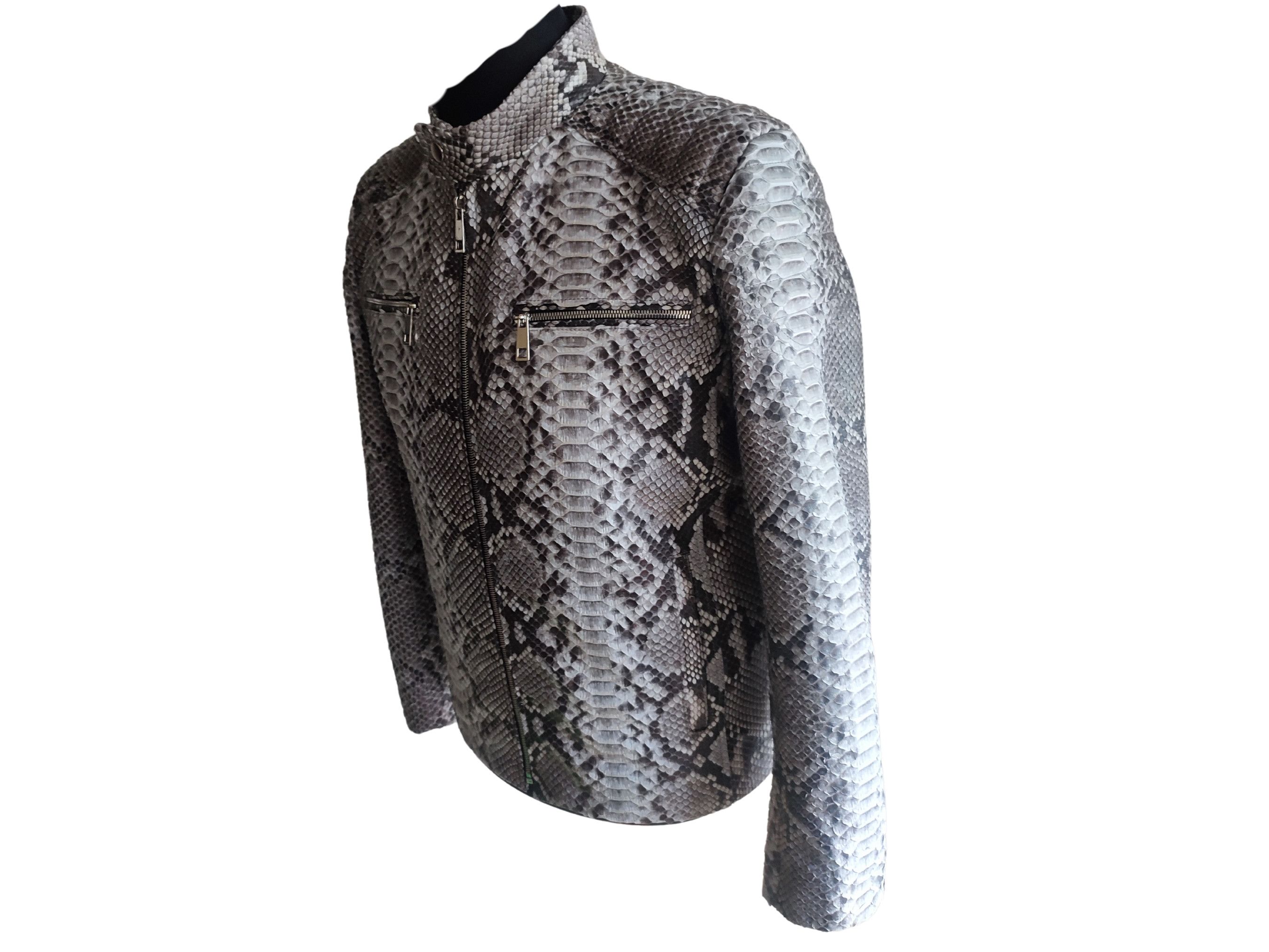 Other Quilt Jacket for Men - Natural Snakeskin Python Leather Size US XL / EU 56 / 4 - 3 Thumbnail