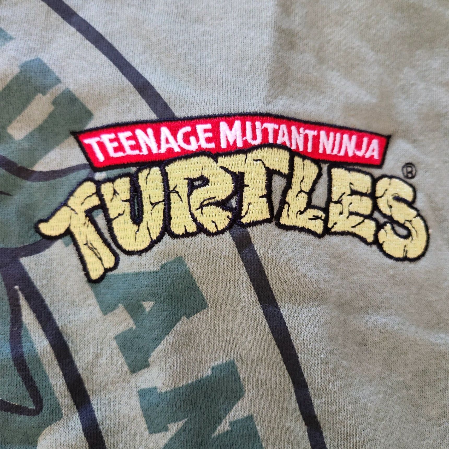 Vintage FREEZE New York Teenage Mutant Ninja Turtles Pullover Sweatshirt Embroidered Size XL Green NWT Mens Sweatshirts 90s Cartoon Size US XL / EU 56 / 4 - 4 Thumbnail