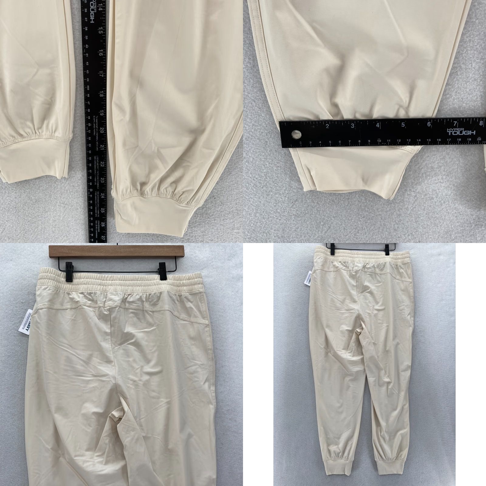 Old Navy Old Navy Active Joggers Women’s Large Beige Stretch High Rise Quick Dry Casual Size 24" / US 00 / IT 34 - 8 Thumbnail