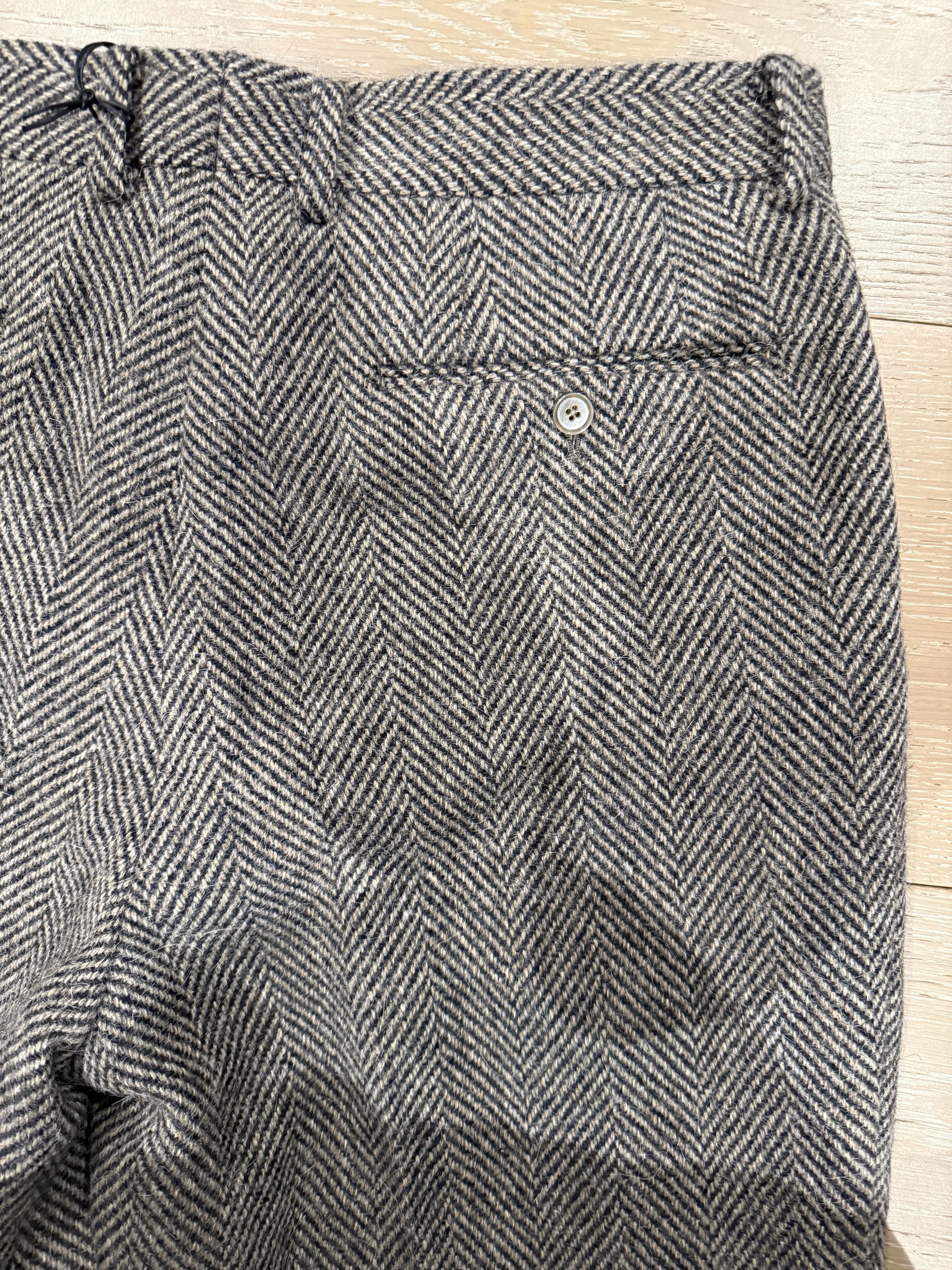 Auralee 💚 Auralee Alpaca Shetland Wool Tweed Slacks NEW Size US 34 / EU 50 - 14 Thumbnail