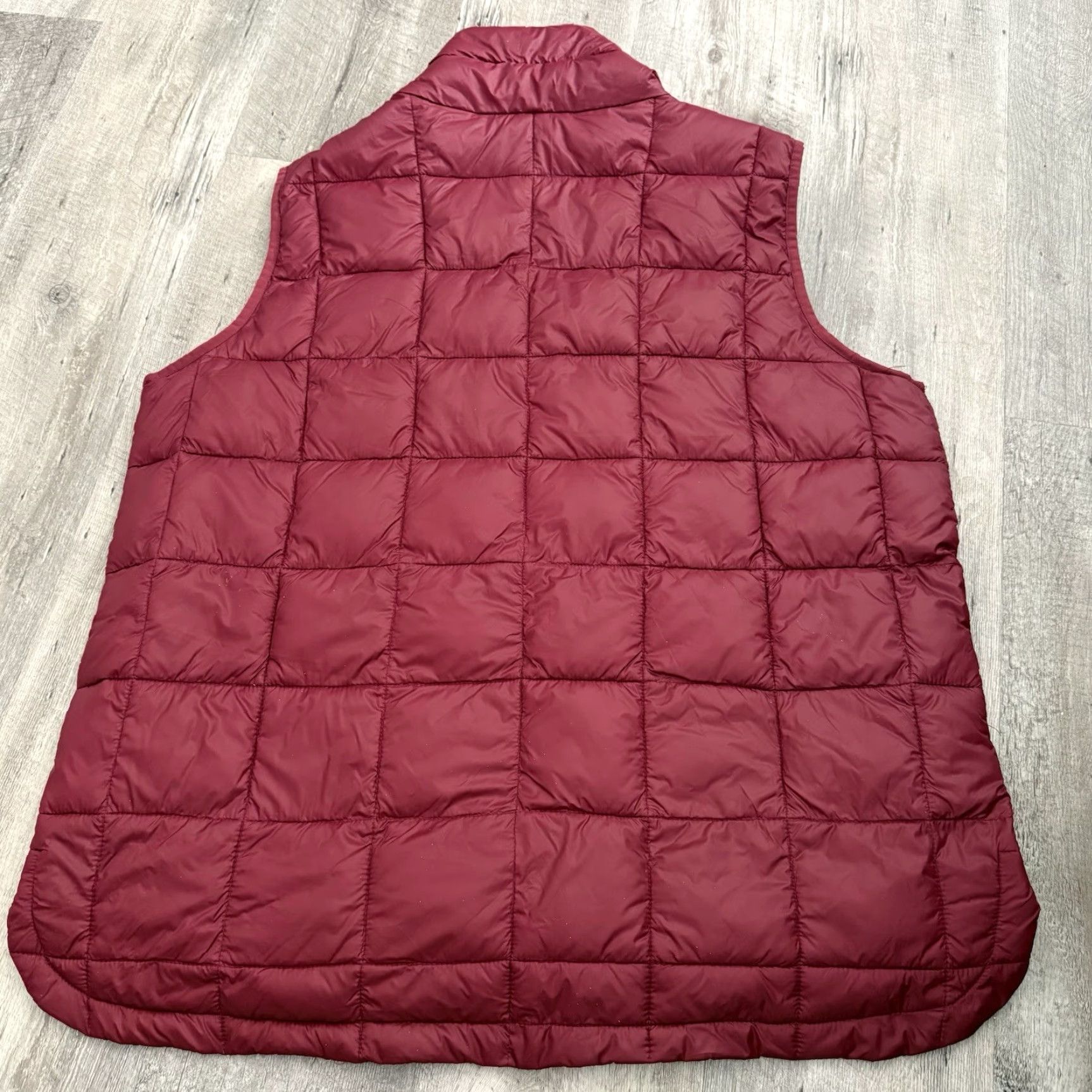 Gap GAP Recycled Puffer Vest Men 2XL Red Water Resistant Full Zip Lightweight Sleeveless Jacket Short Coat Size US XXL / EU 58 / 5 - 5 Thumbnail