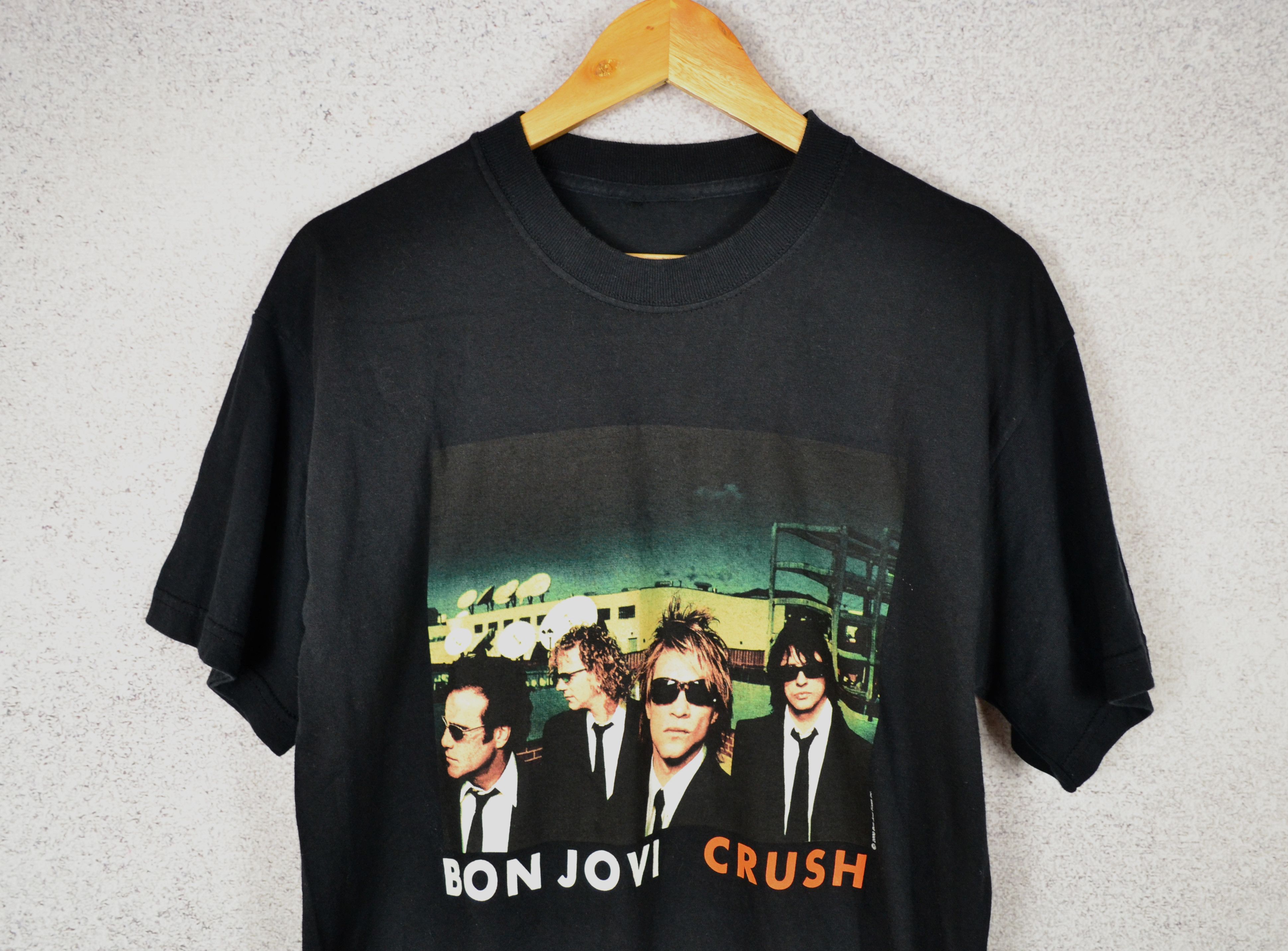 Band Tees Vintage Bon Jovi Crush Tour 2000 Band Tee Size US M / EU 48-50 / 2 - 2 Thumbnail