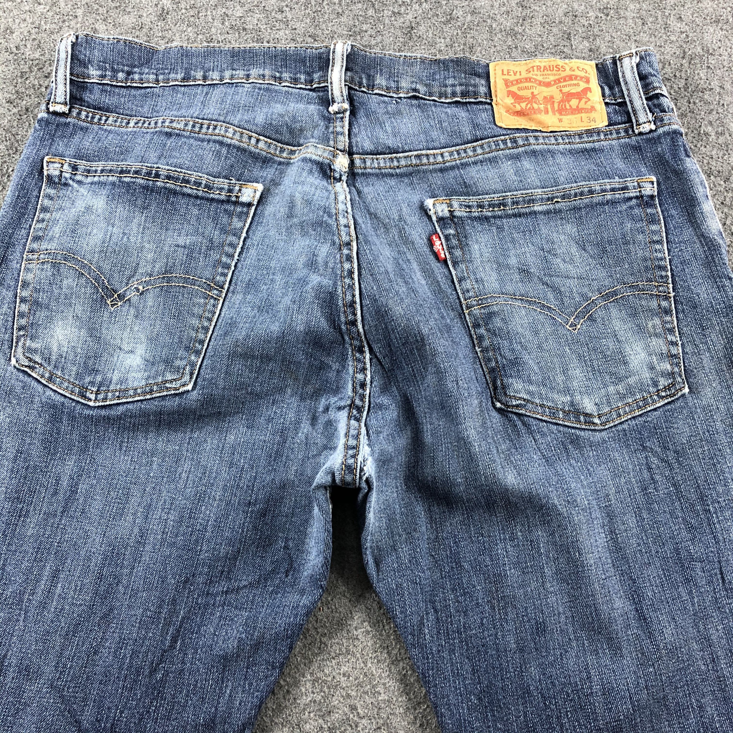 Levi's Vintage Blue Wash Levis 514 Jeans-J2308 Size US 35 - 4 Thumbnail