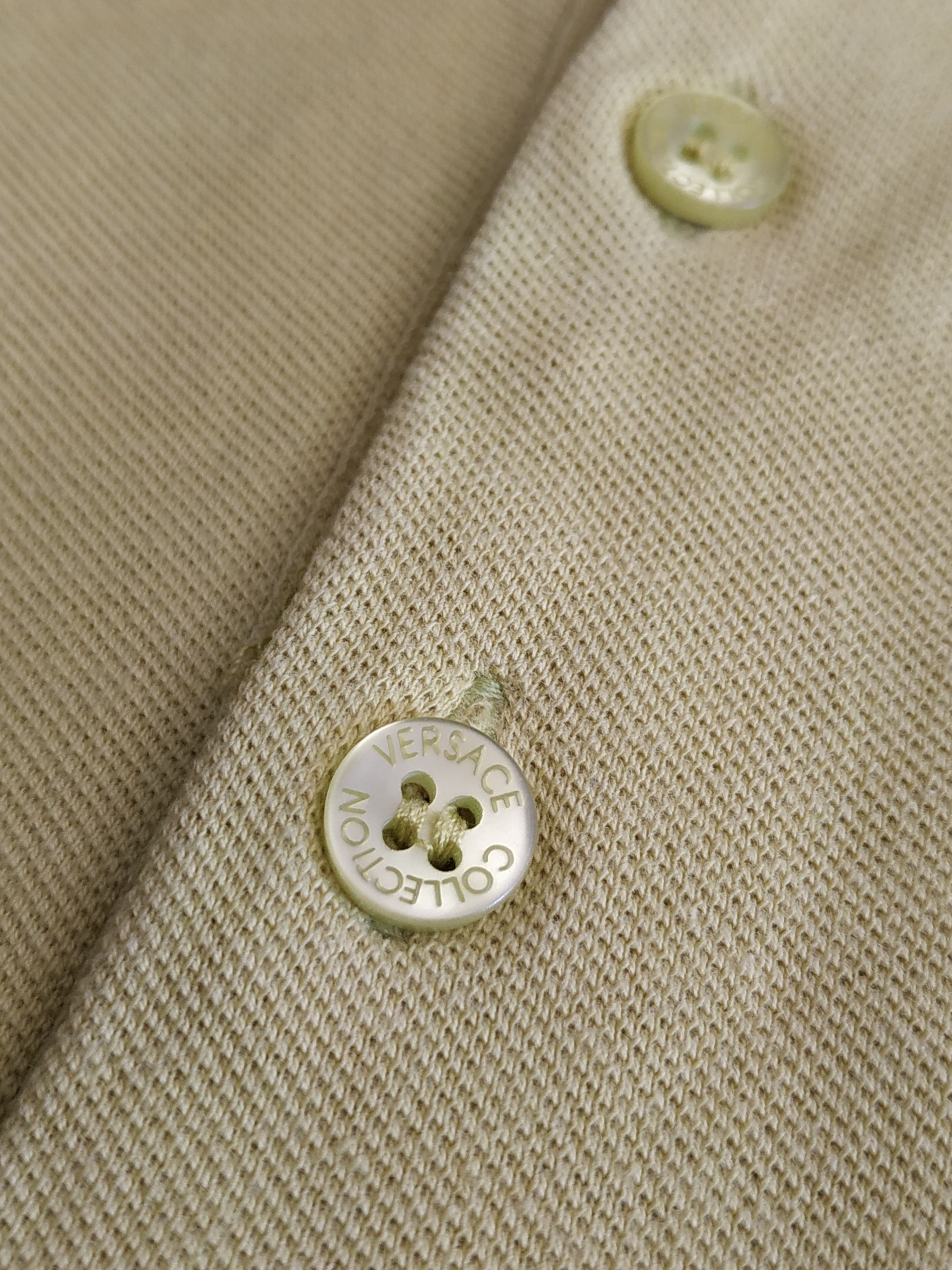 Versace Gianni Versace Men's Lime Polo Shirt, s. LARGE, Dior, Prada Size US L / EU 52-54 / 3 - 8 Thumbnail