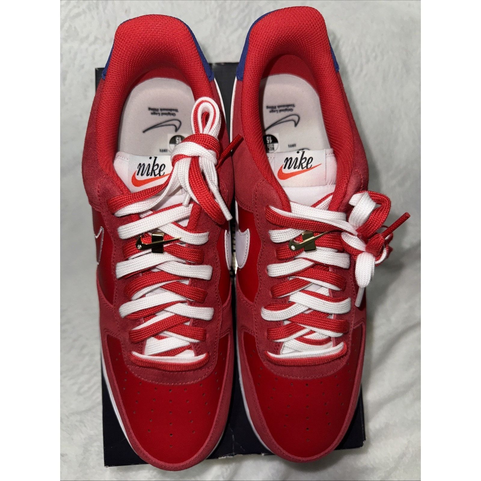 Nike Nike Air Force 1 ‘07 LV8 Sz 15 First Use University Red Rare Size US 15 / EU 48 - 3 Thumbnail
