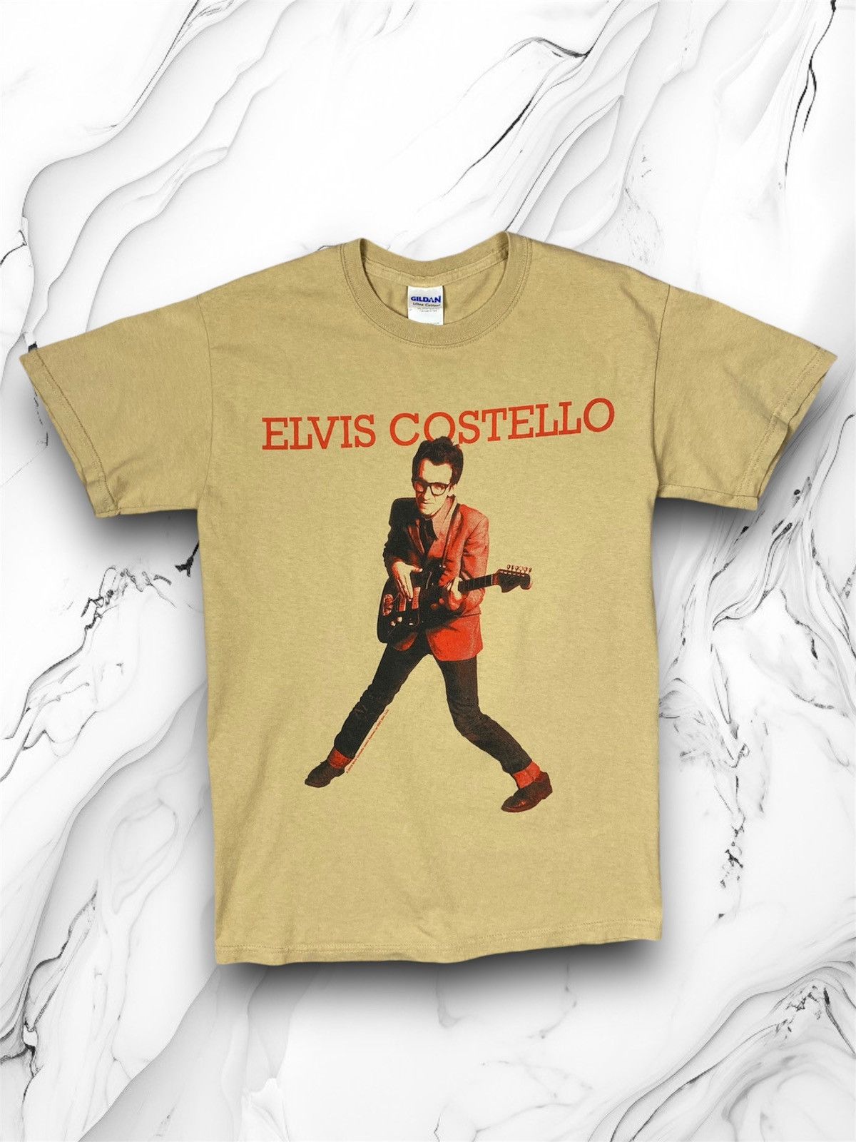Vintage Vintage Elvis Costello 2010 under license to wifi Tee Size US S / EU 44-46 / 1 - 1 Thumbnail