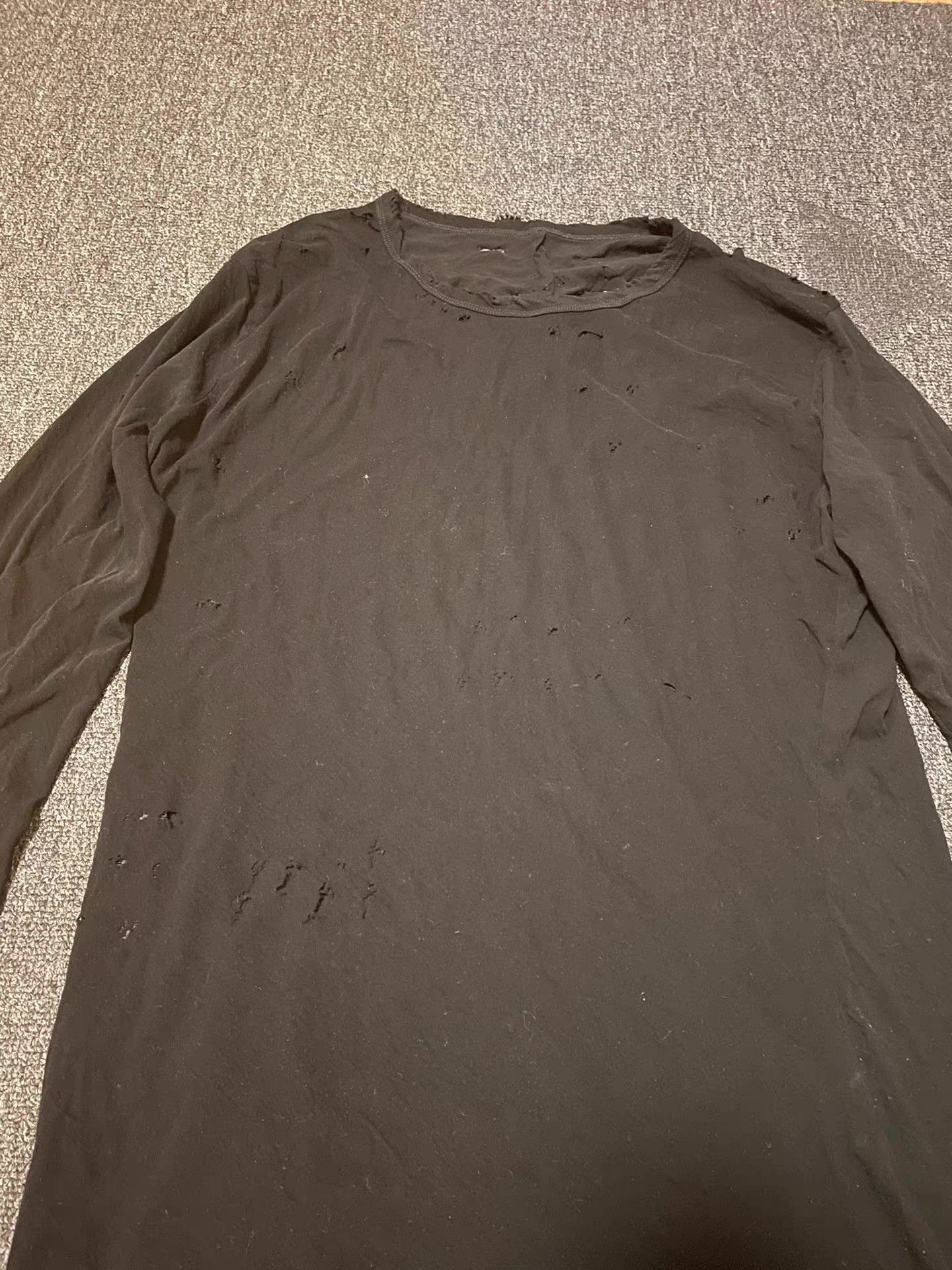 Unravel Project Unravel Project black long sleeve T-shirt Q4 Size US M / EU 48-50 / 2 - 2 Thumbnail