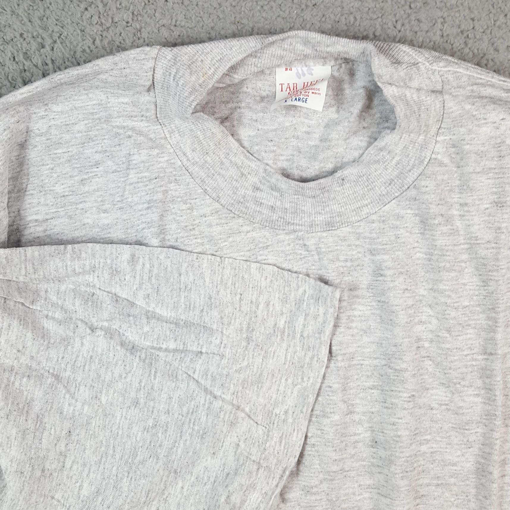 Vintage VINTAGE 90s Tar Heel Sports T-Shirt Men XL Gray Cotton Band Music Tour Retro Y2K Size US XL / EU 56 / 4 - 4 Thumbnail