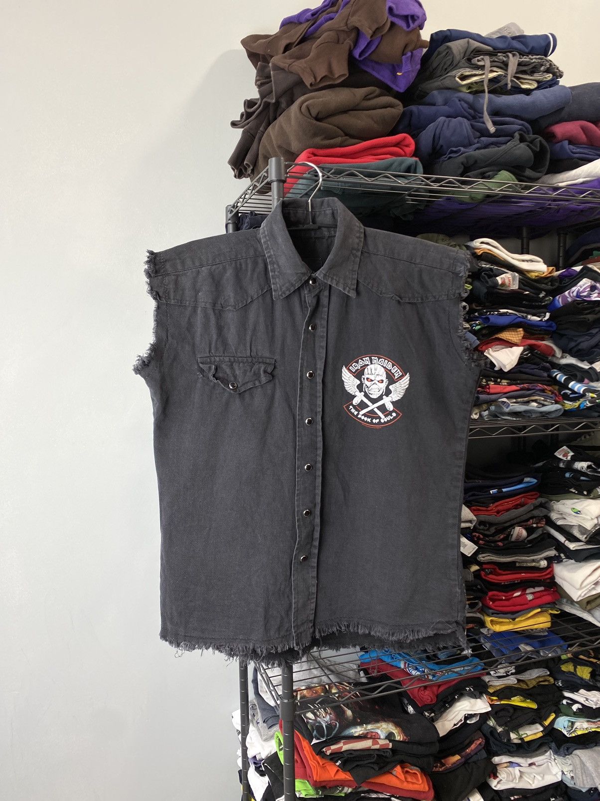 Band Tees Vintage Style Iron Maiden Jeans Vests T Shirt Y2K Size US M / EU 48-50 / 2 - 2 Thumbnail
