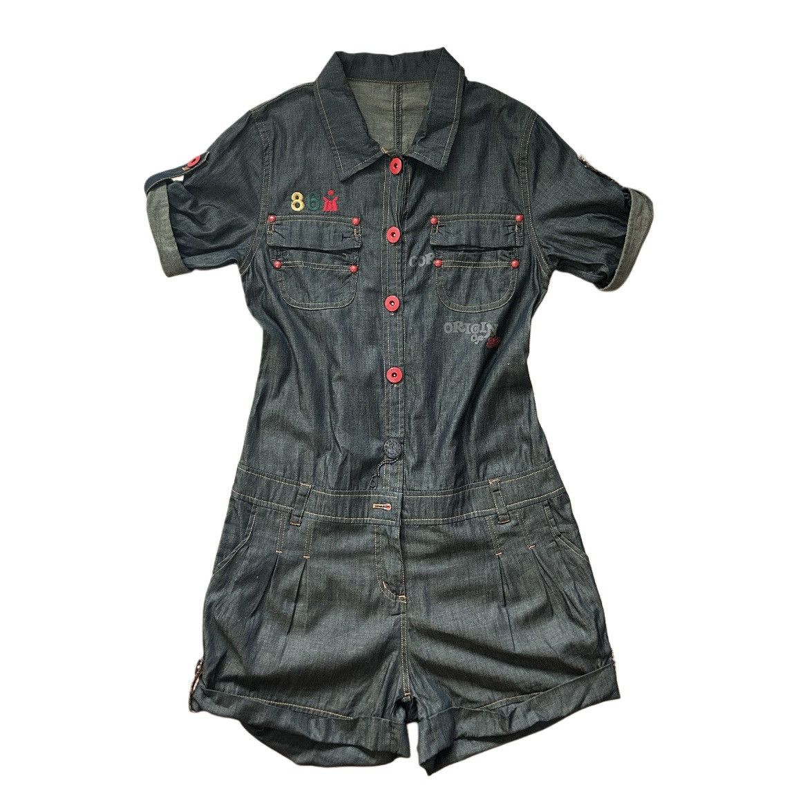 Cop Copine Cop Copine One Piece Denim Romper Size S / US 4 / IT 40 - 1 Thumbnail
