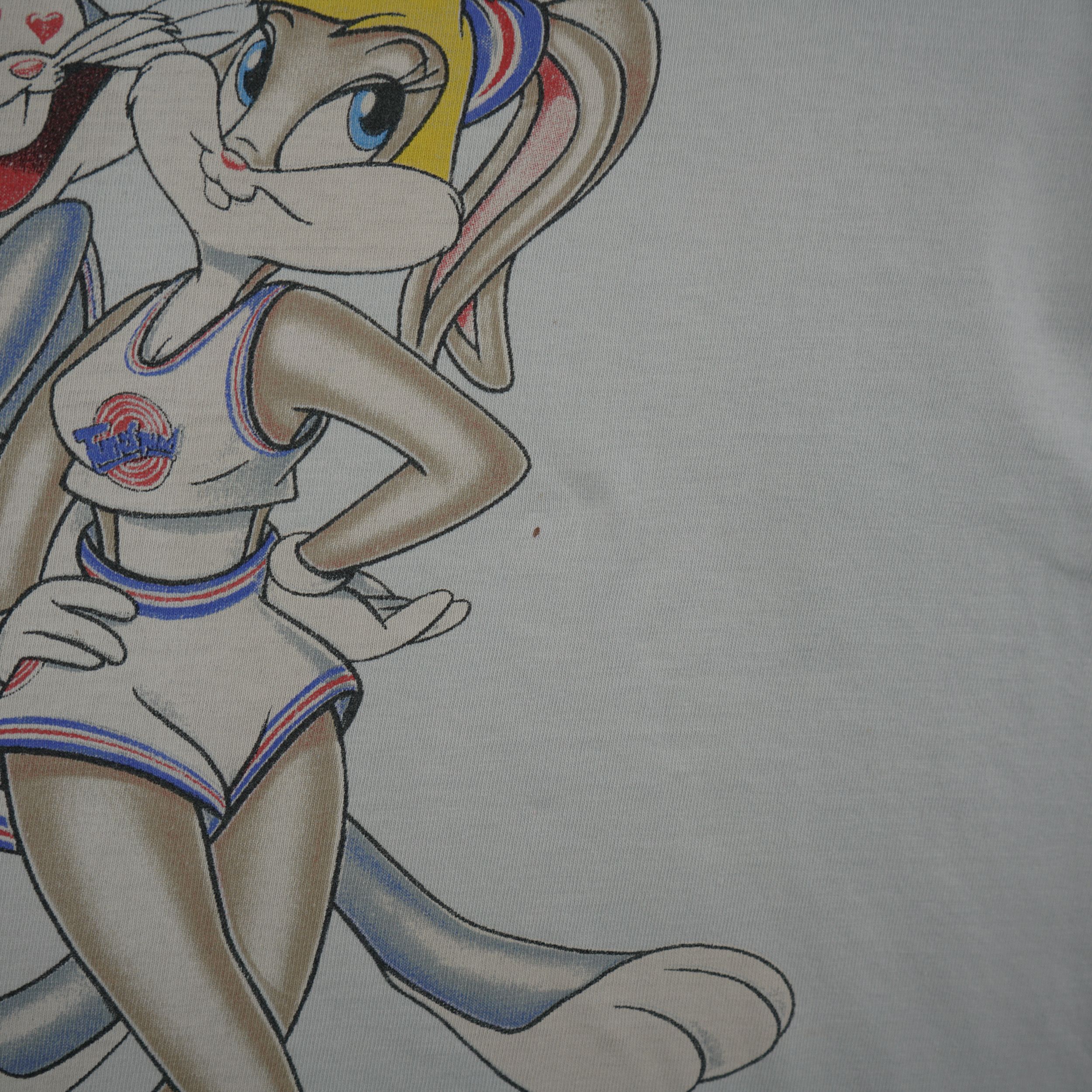 Cartoon Network × Vintage × Warner Bros Vintage 90s Looney Tunes Bugs and Lola Bunny T Shirt Size US S / EU 44-46 / 1 - 5 Thumbnail