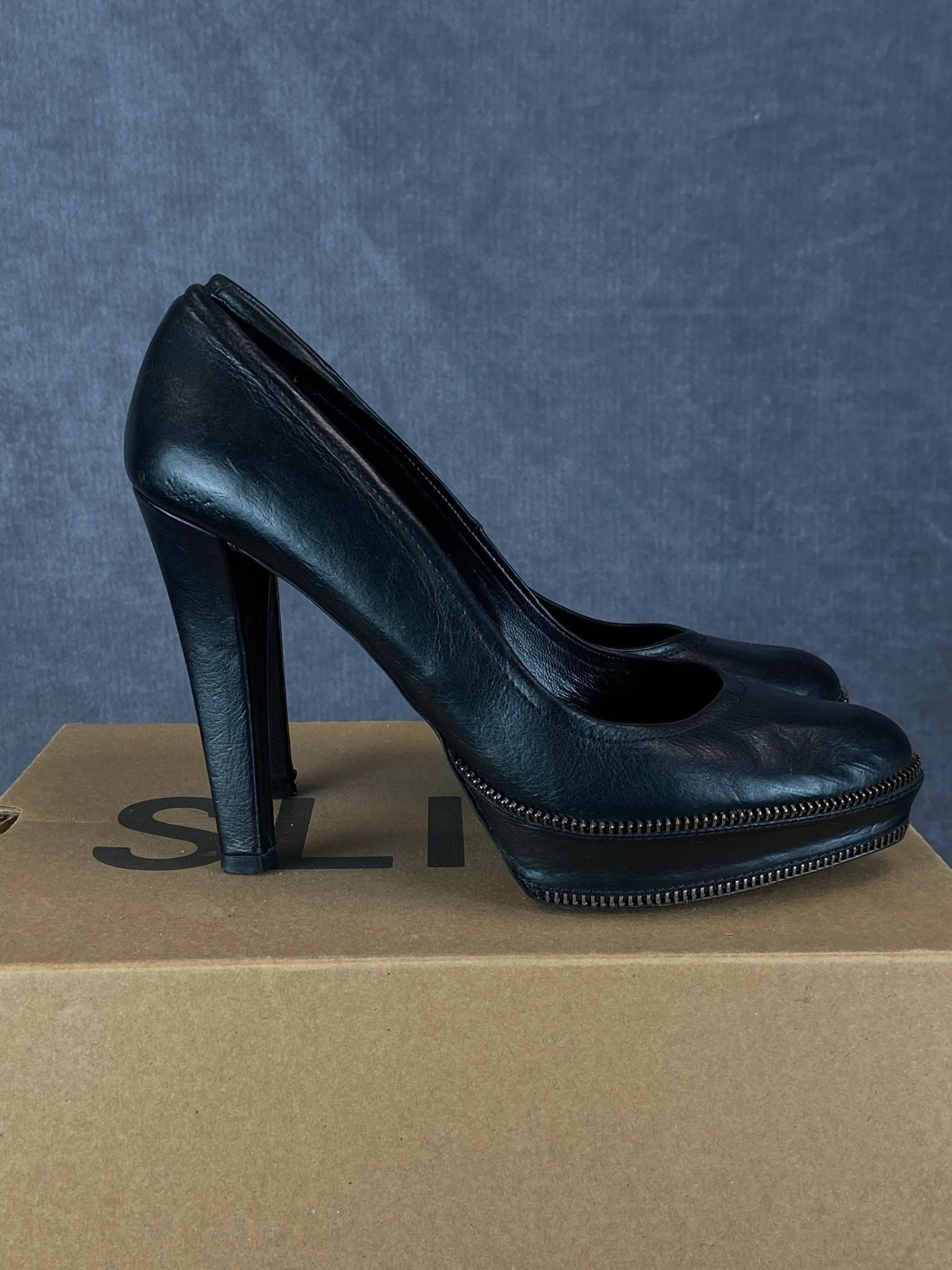 Other Russell & Bromley Black Leather Heels EU 39.5 Size US 9.5 / IT 39.5 - 4 Thumbnail