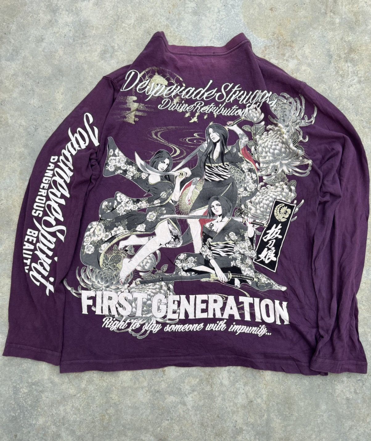 Other Japan Dragon Design Y2k Devine Retribution Tee Long Sleeve Size US L / EU 52-54 / 3 - 1 Thumbnail