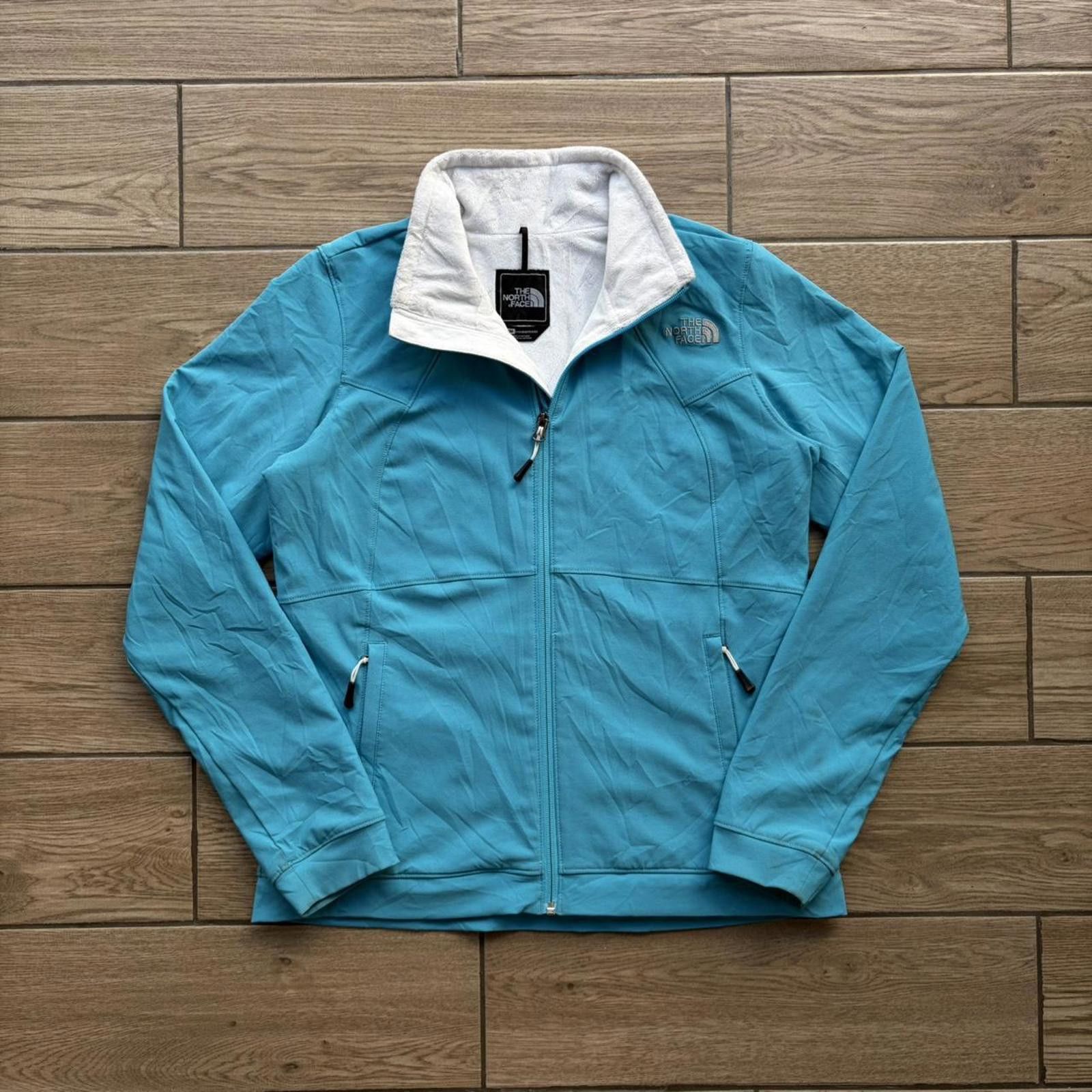 The North Face Y2K Teal The North Face Fleece Lined Zip Up Jacket Size S / US 4 / IT 40 - 1 Thumbnail