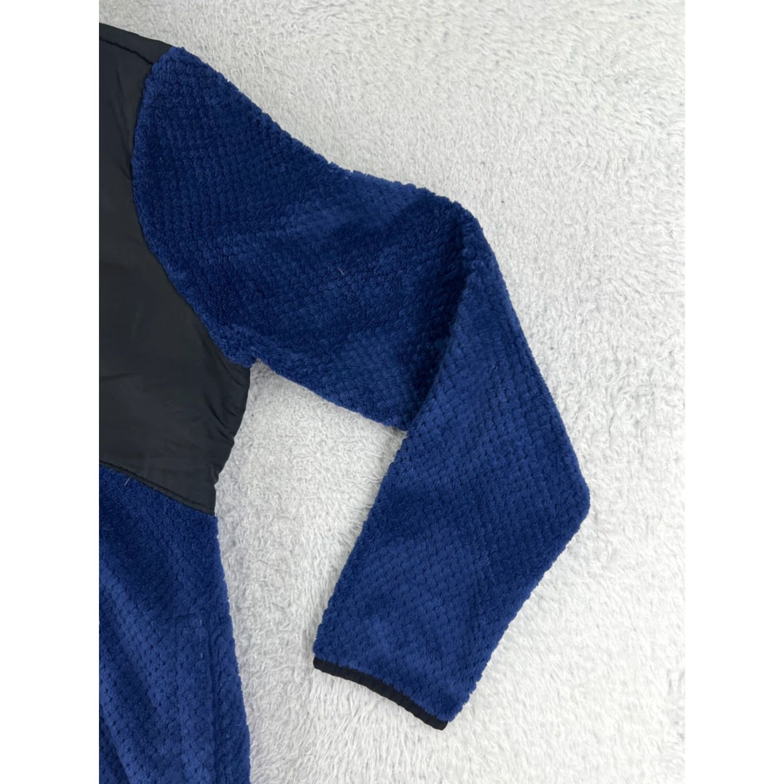 Fila FILA Jacket Womens Medium Blue Black Full Zip 100% Polyester Fleece Mock Neck At Size M / US 6-8 / IT 42-44 - 5 Thumbnail
