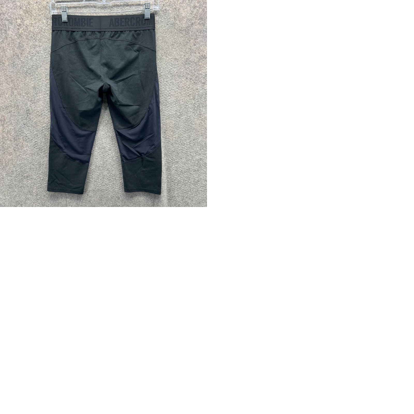 Abercrombie & Fitch VINTAGE Abercrombie & Fitch Pants Womens Small Black Leggings Athletic Cropped Gym Yoga Size 28" / US 6 / IT 42 - 9 Thumbnail